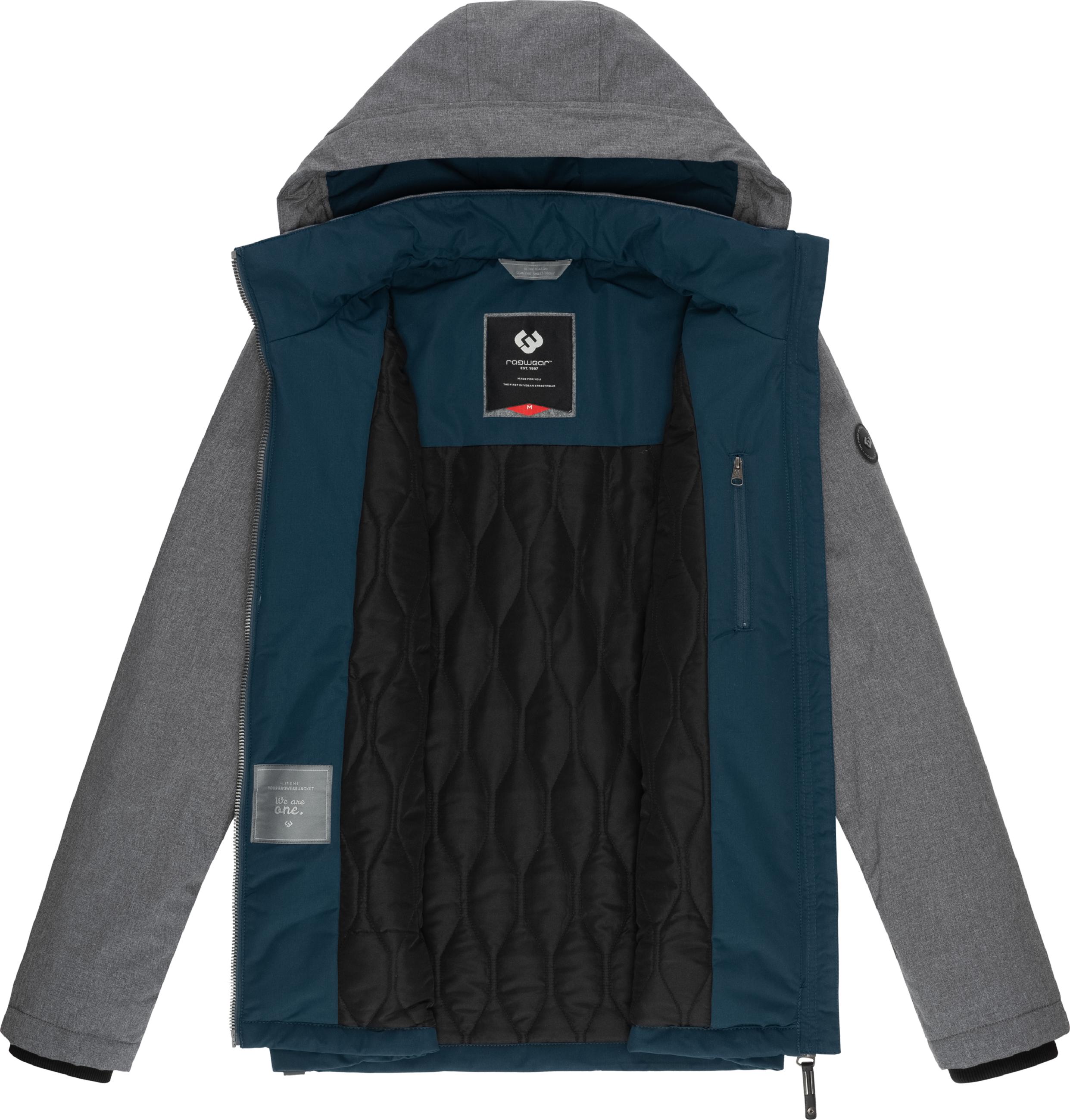 Übergangsjacke mit abnehmbarer Kapuze "Roens" Grey