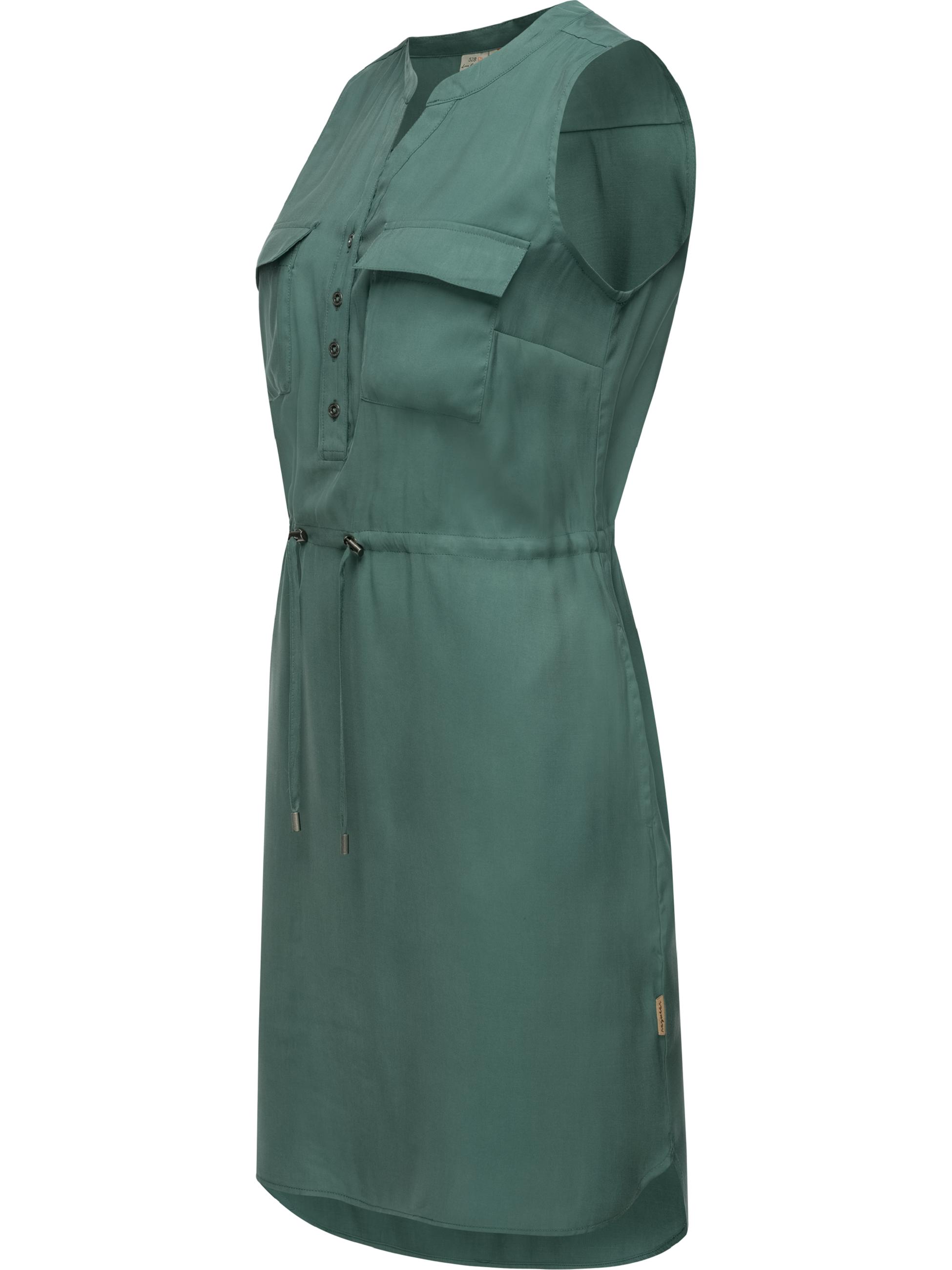 Sommerkleid mit Taillenband "Roissin" Pine Green