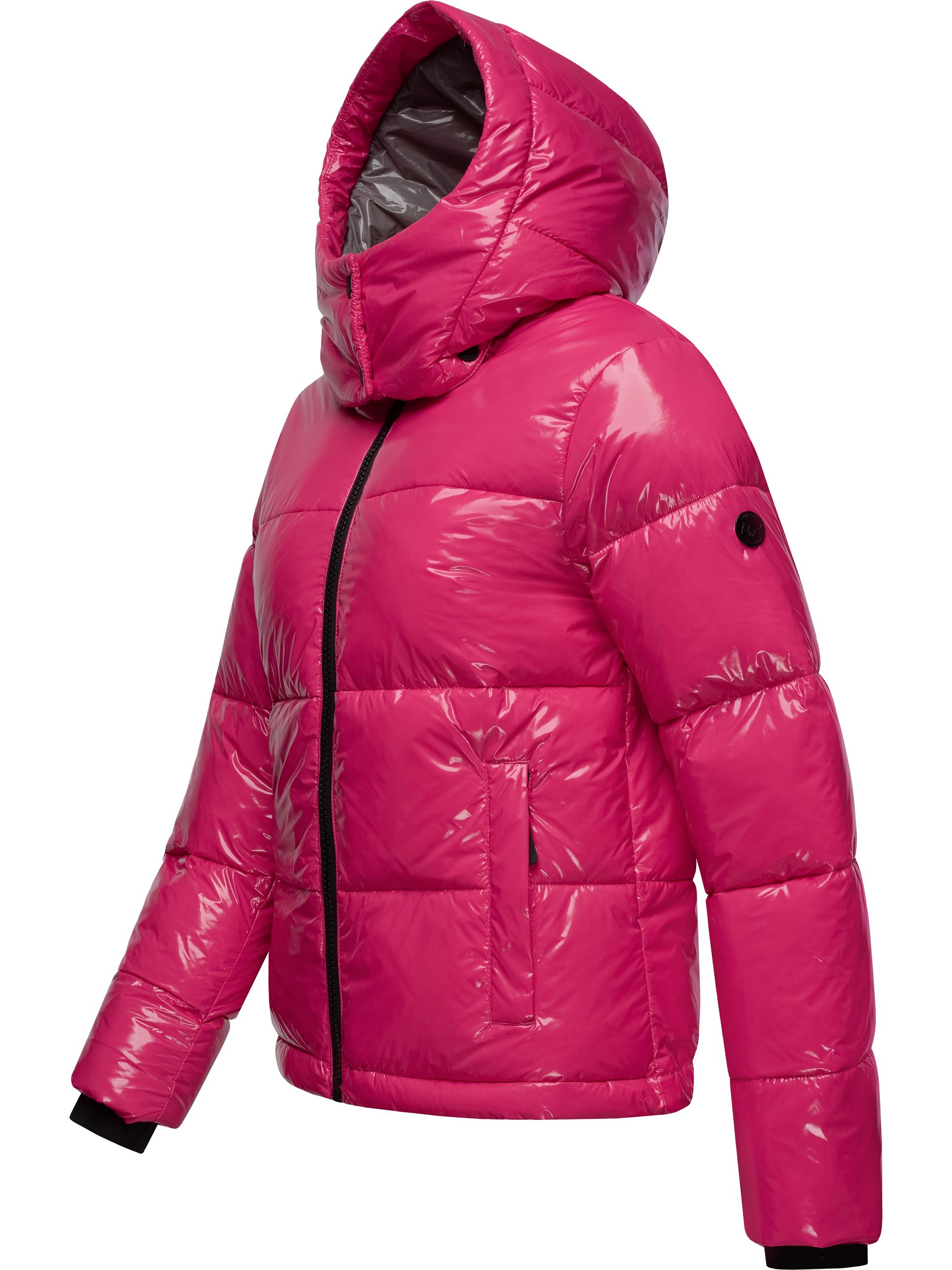 Shiny Winterjacke " Roobie" Fuchsia