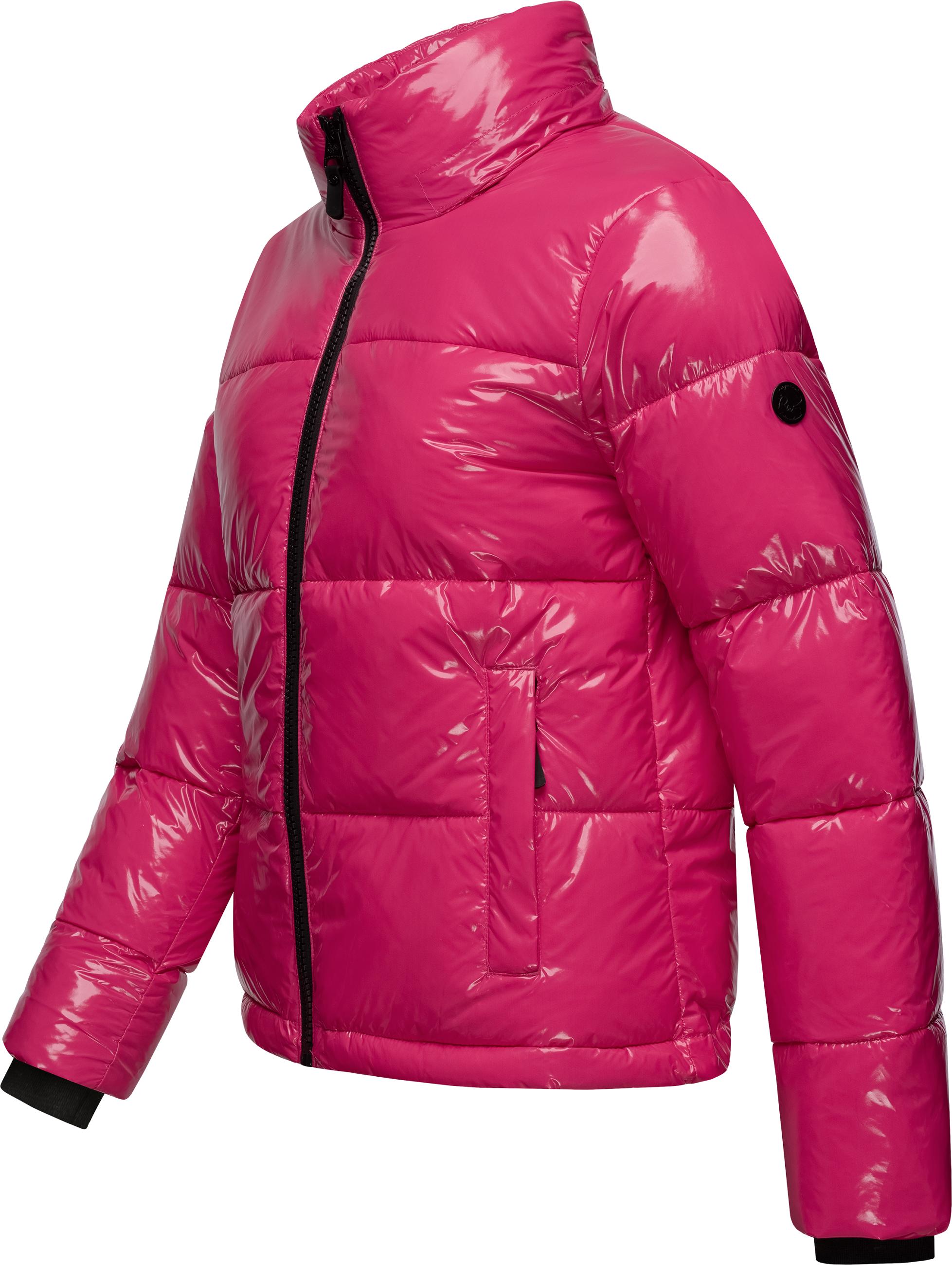 Shiny Winterjacke " Roobie" Fuchsia