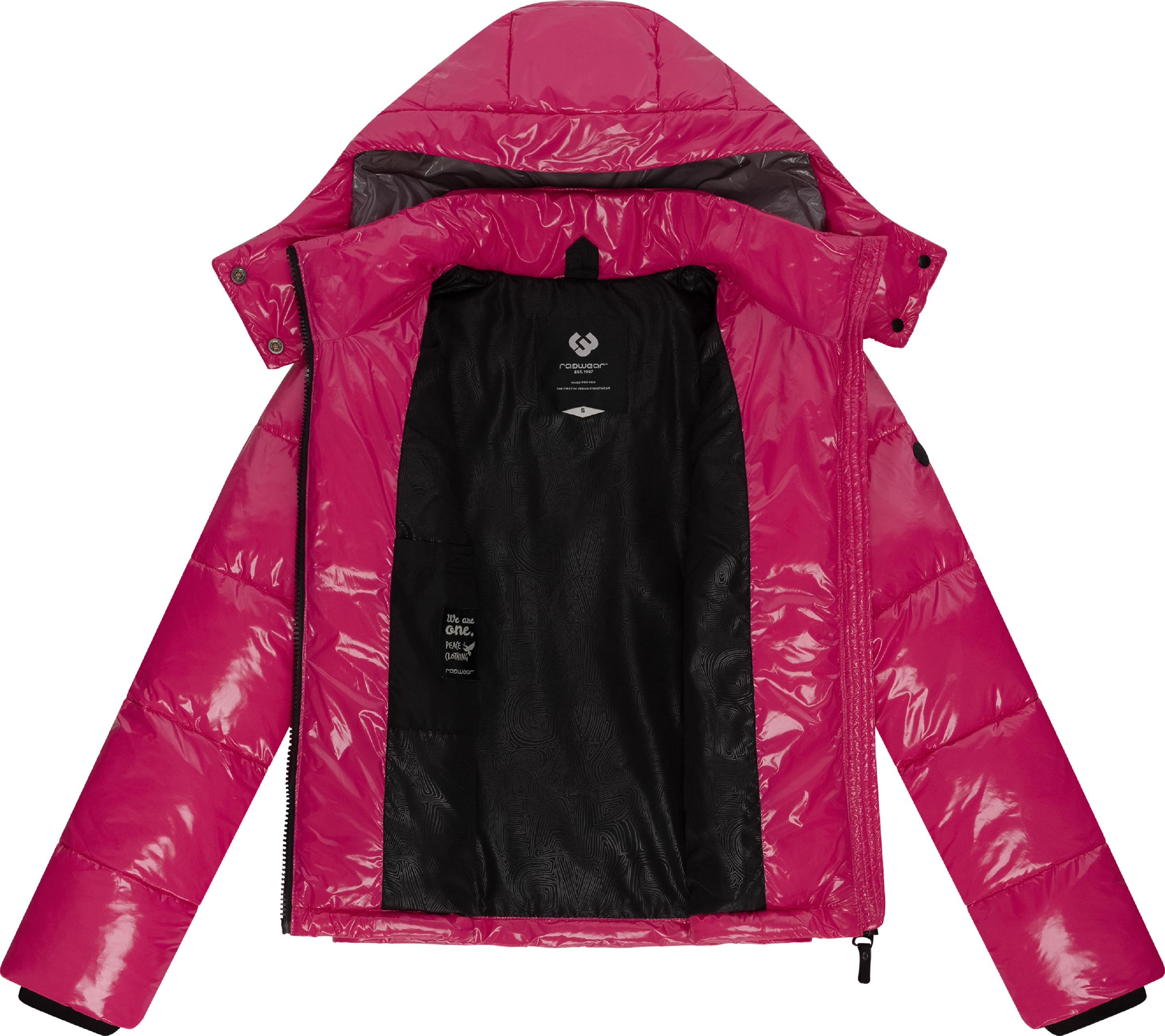 Shiny Winterjacke " Roobie" Fuchsia