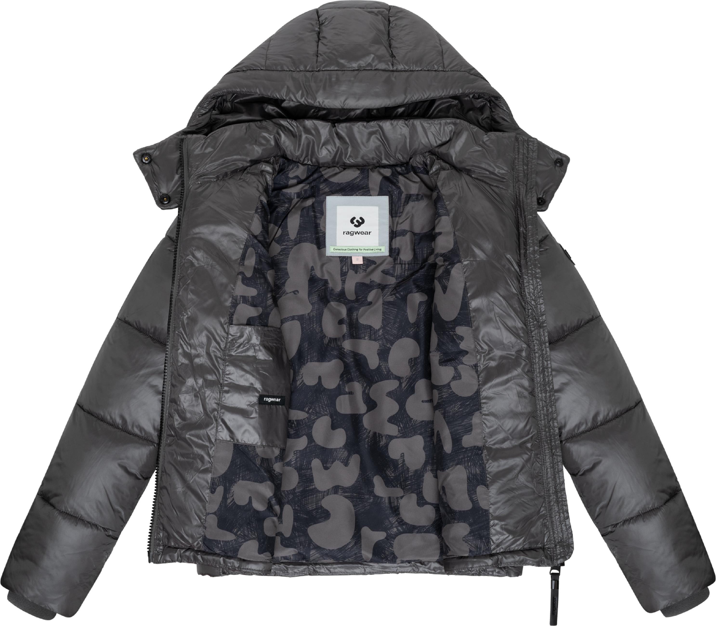 Winterjacke mit Kapuze Roobie II Stone Grey