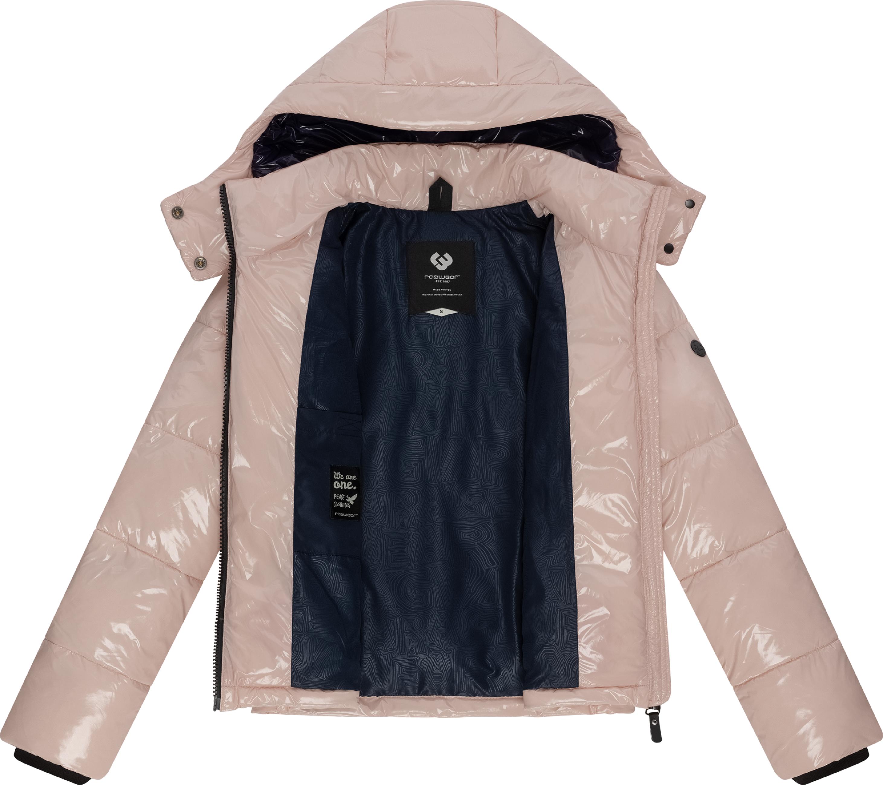 Shiny Winterjacke " Roobie" Light Pink