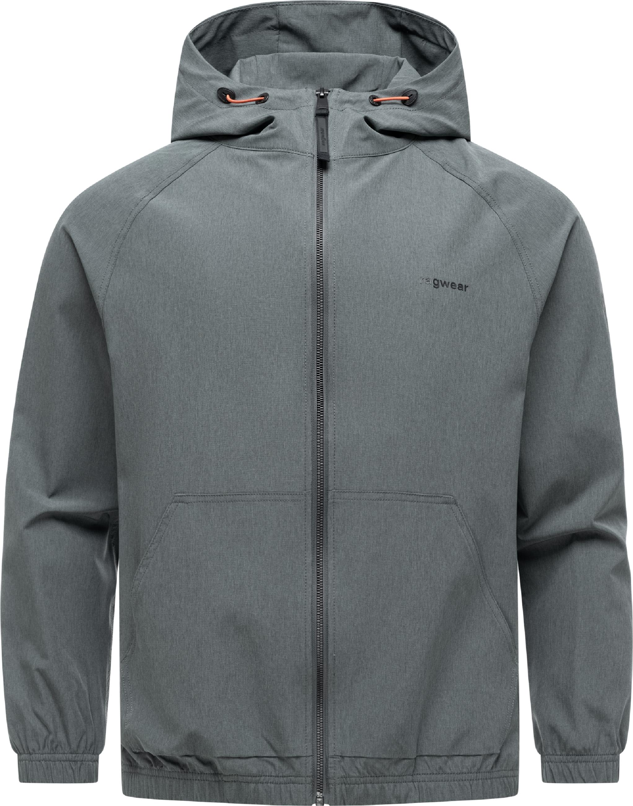 Sportliche Übergangsjacke mit Kapuze "Roog A" Dark Grey