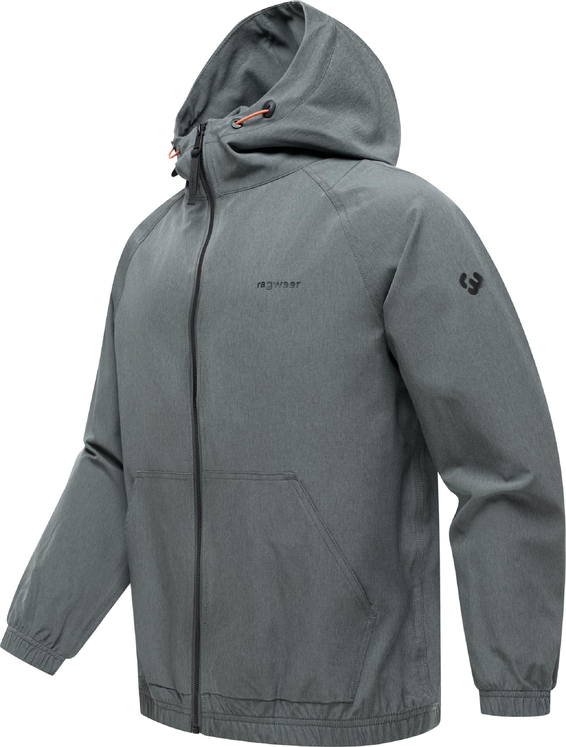 Sportliche Übergangsjacke mit Kapuze "Roog A" Dark Grey