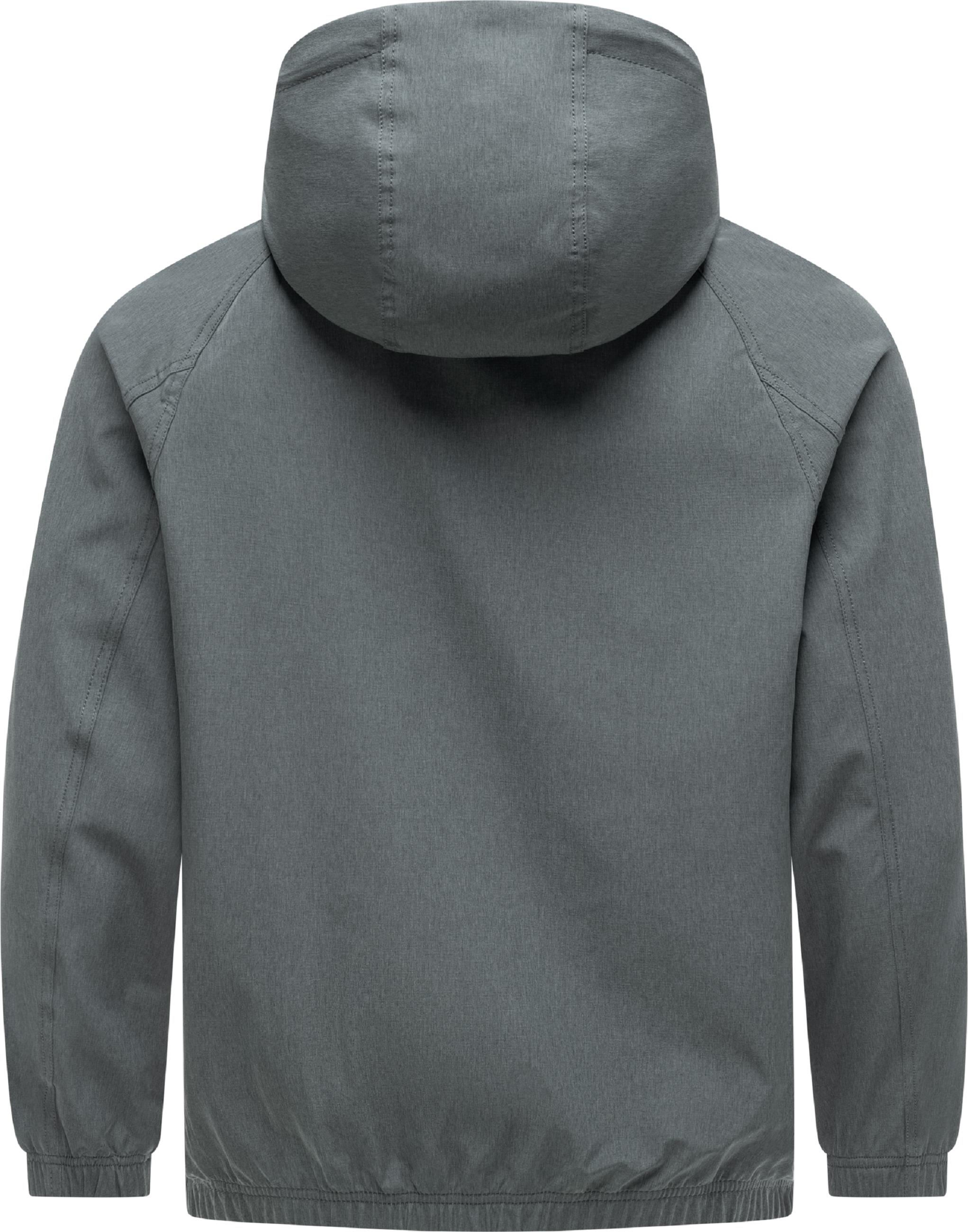 Sportliche Übergangsjacke mit Kapuze "Roog A" Dark Grey