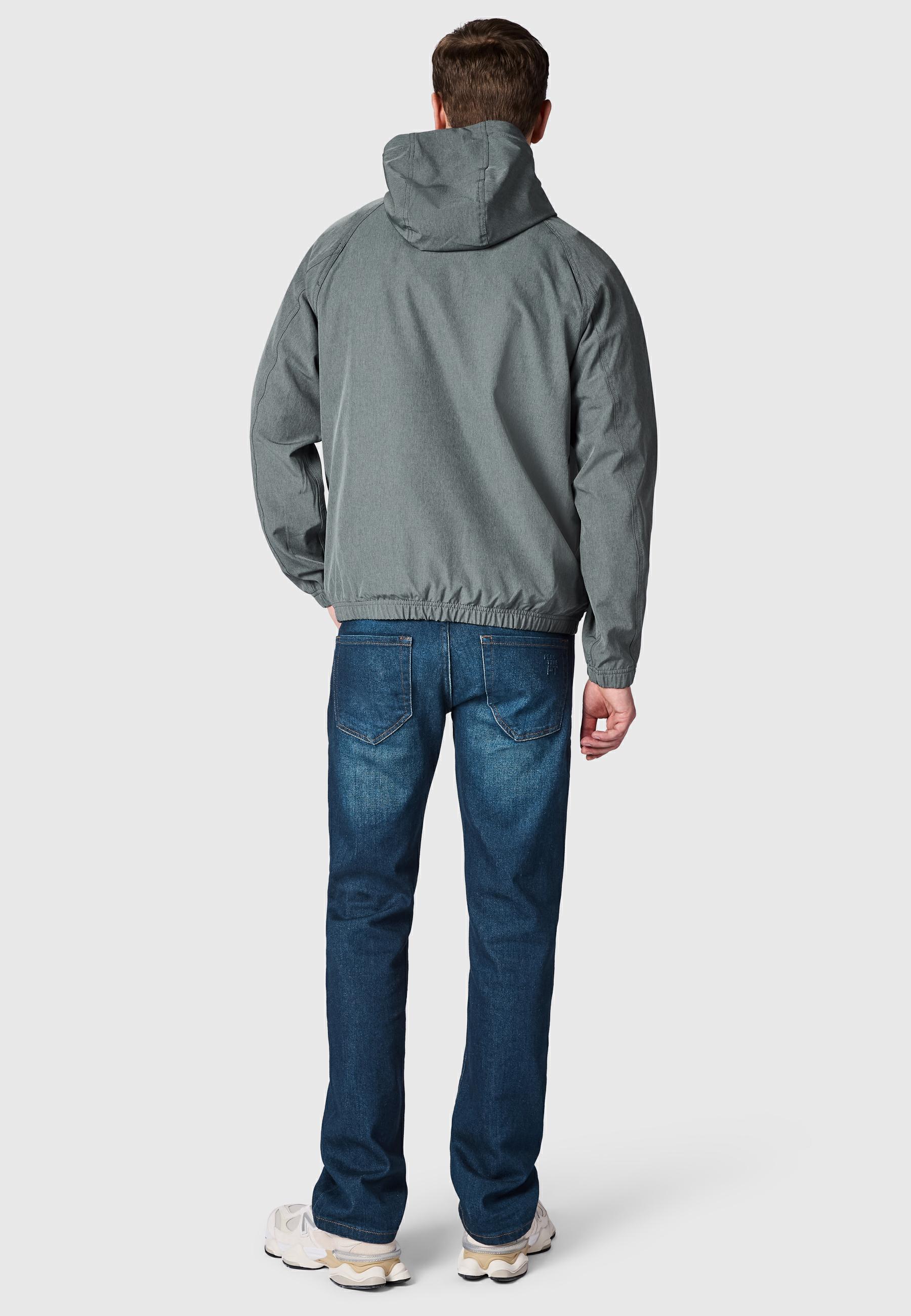 Sportliche Übergangsjacke mit Kapuze "Roog A" Dark Grey