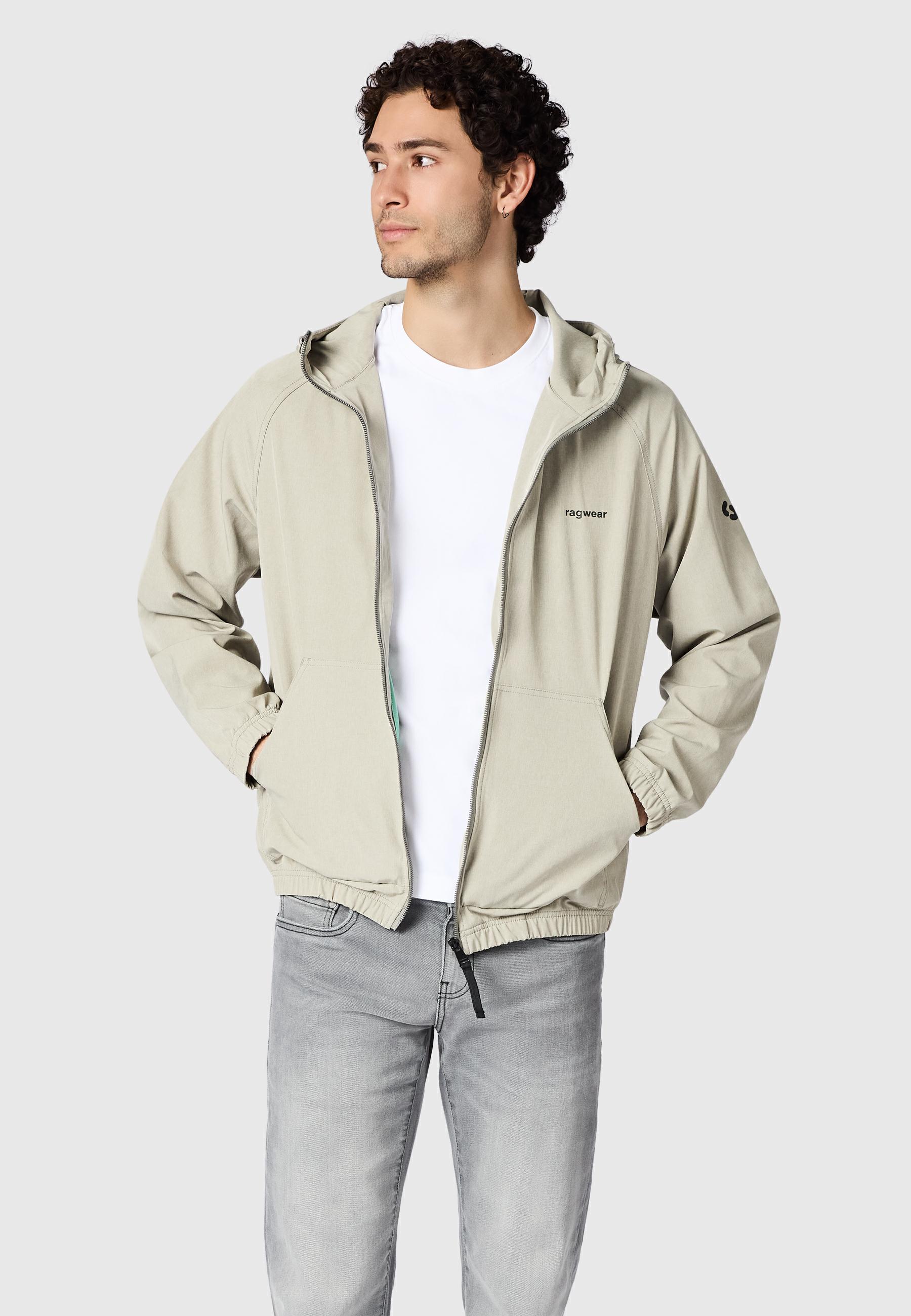 Sportliche Übergangsjacke mit Kapuze "Roog A" Dusty Olive