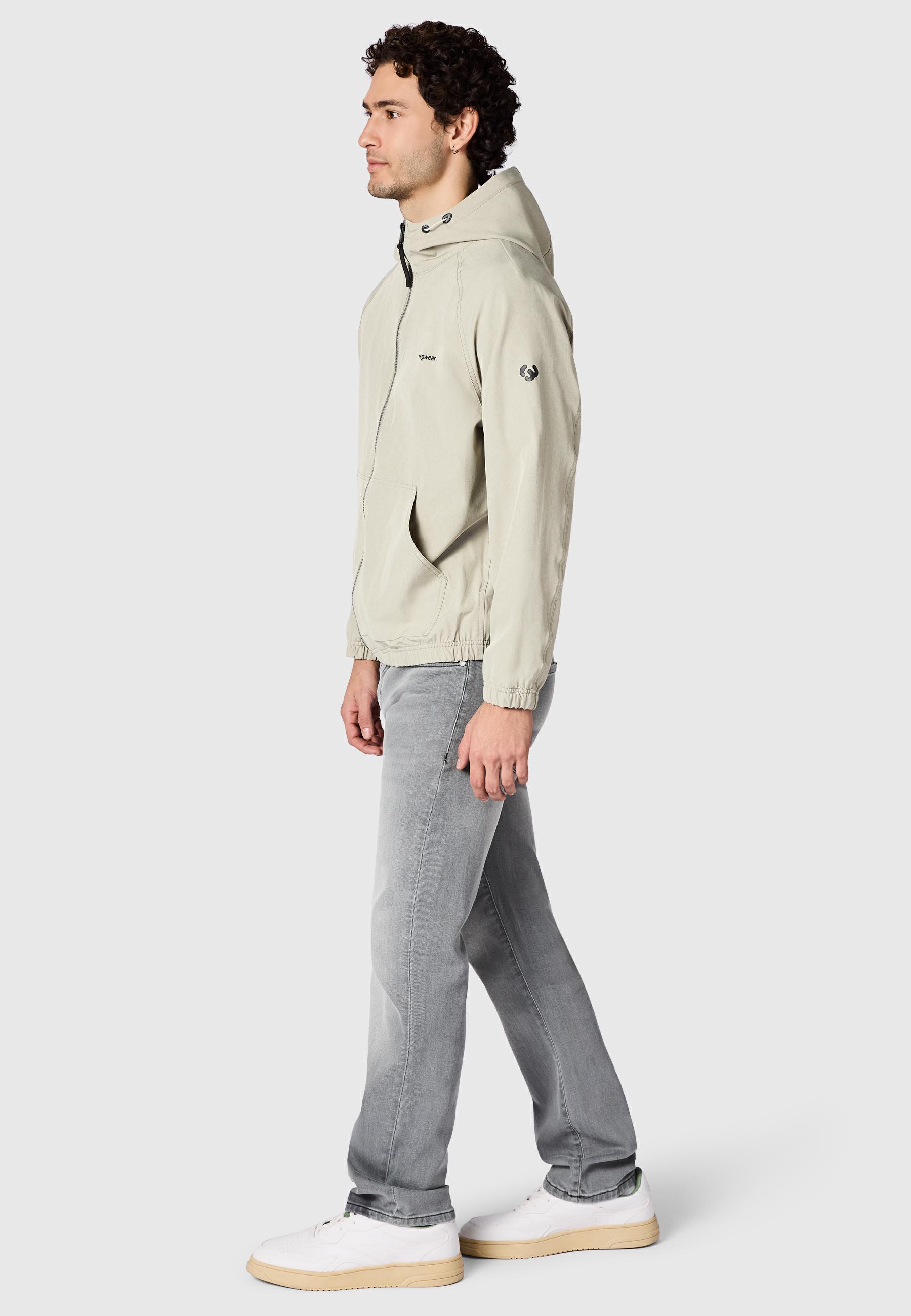 Sportliche Übergangsjacke mit Kapuze "Roog A" Dusty Olive