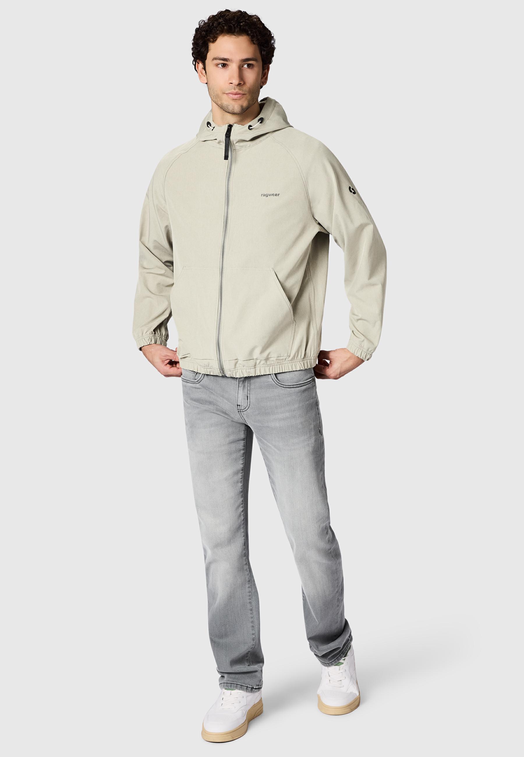 Sportliche Übergangsjacke mit Kapuze "Roog A" Dusty Olive