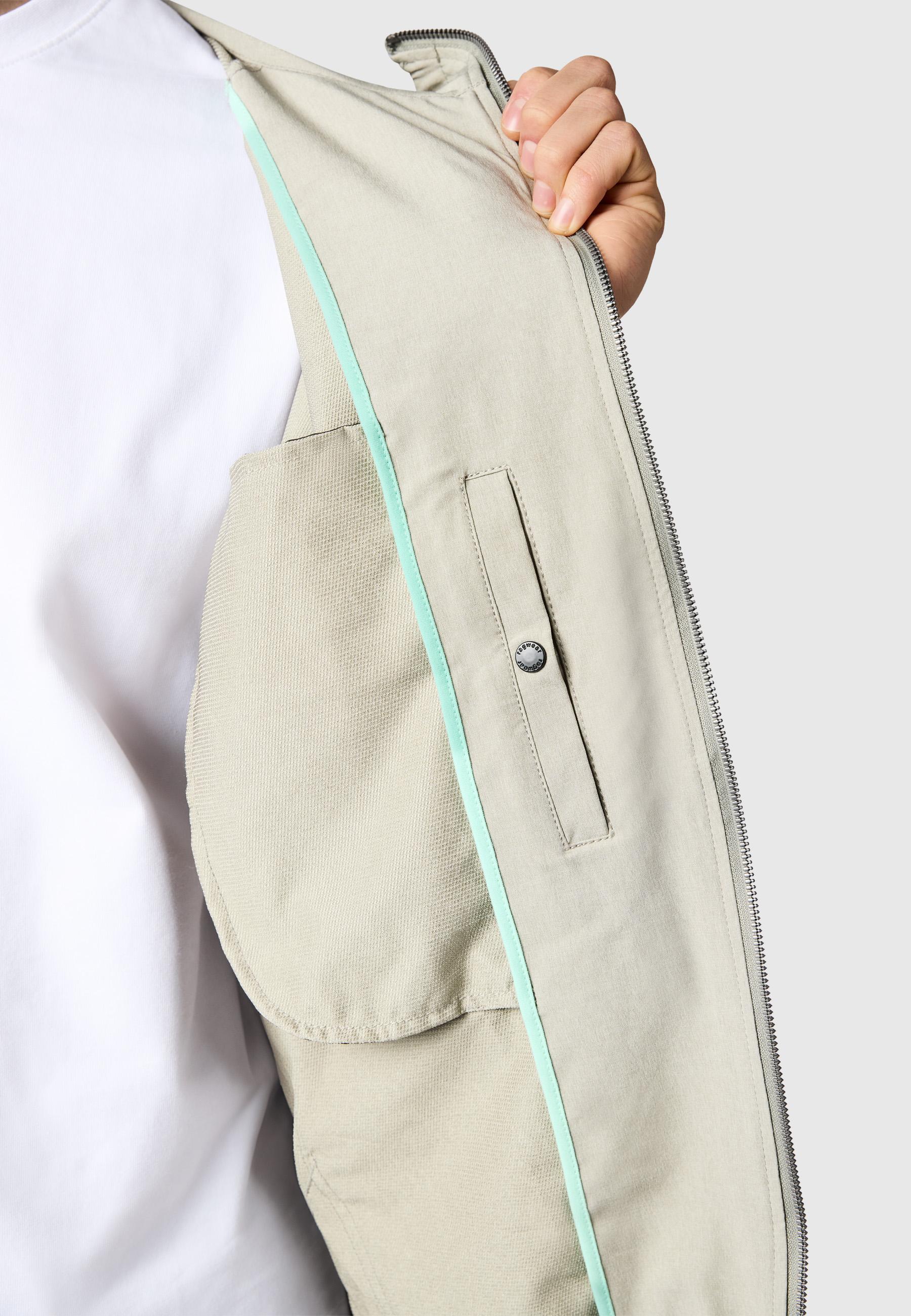 Sportliche Übergangsjacke mit Kapuze "Roog A" Dusty Olive