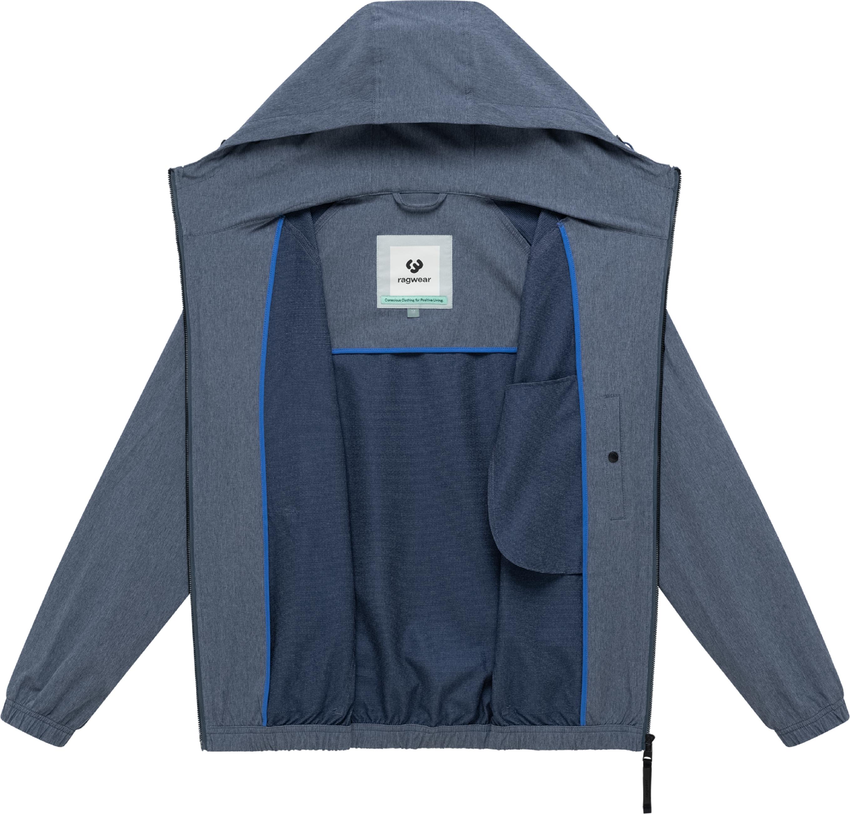 Sportliche Übergangsjacke mit Kapuze "Roog A" Navy