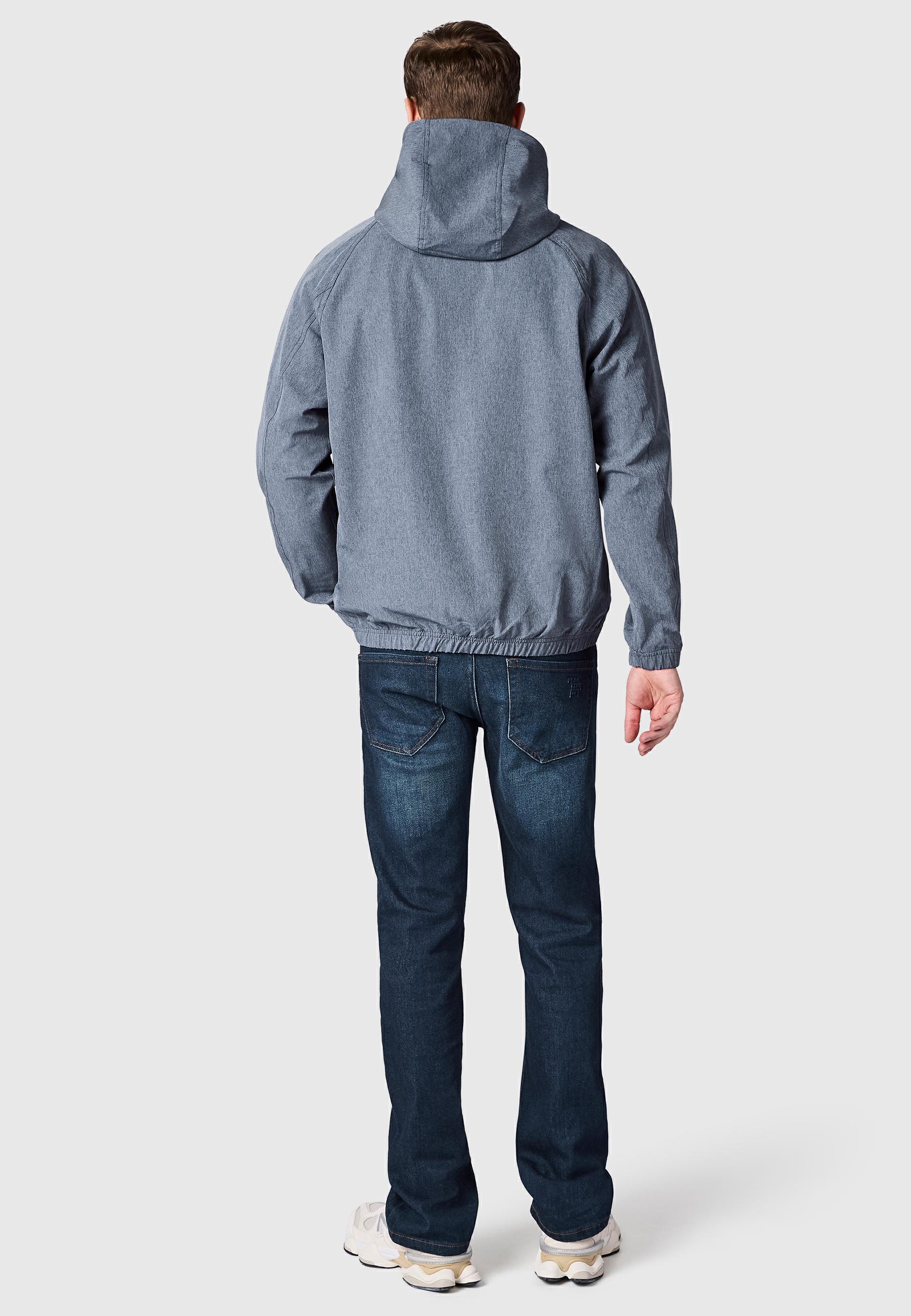 Sportliche Übergangsjacke mit Kapuze "Roog A" Navy