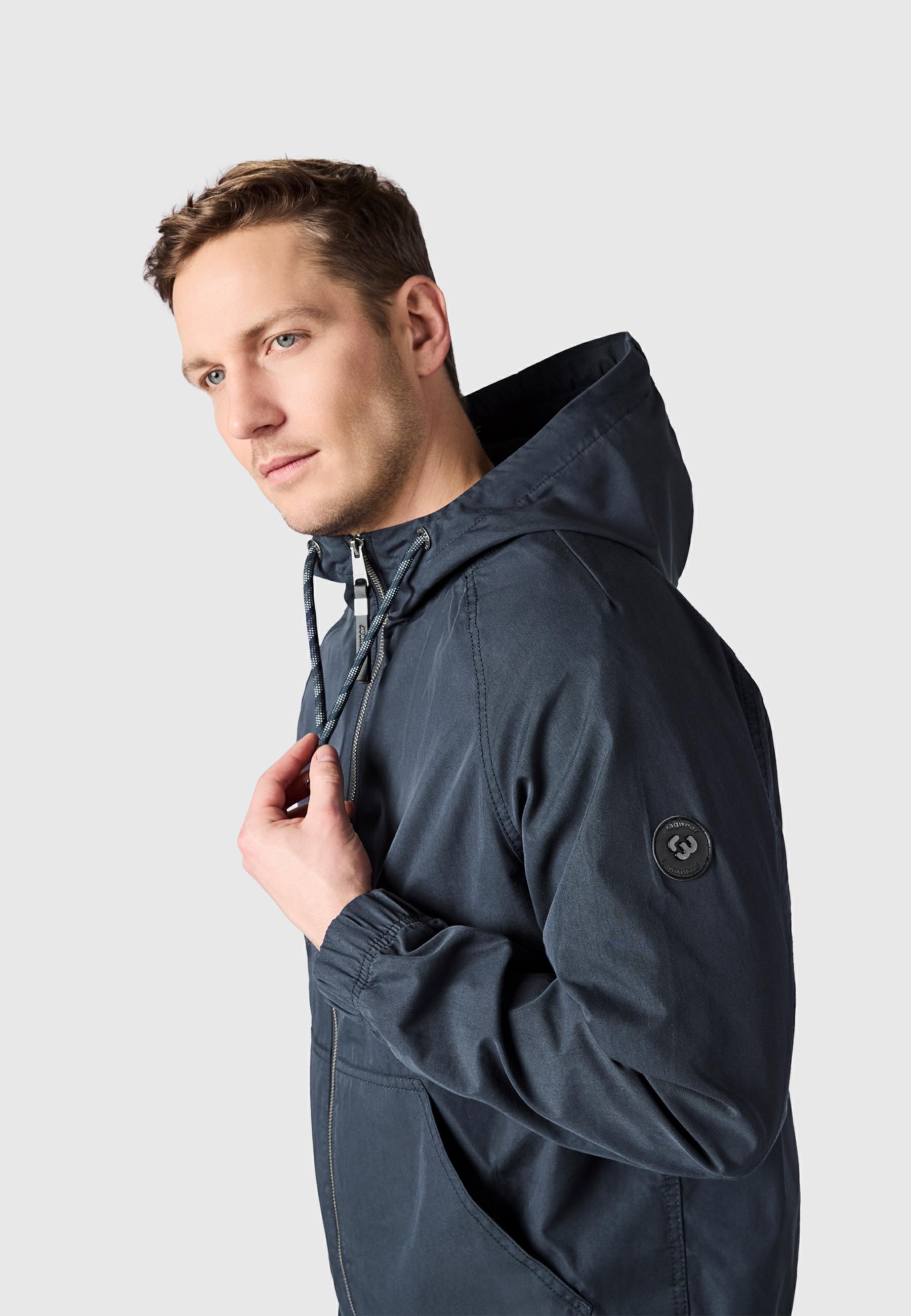 Leichte Übergangsjacke mit verstellbarer Kapuze "Roog YOUMODO" Navy