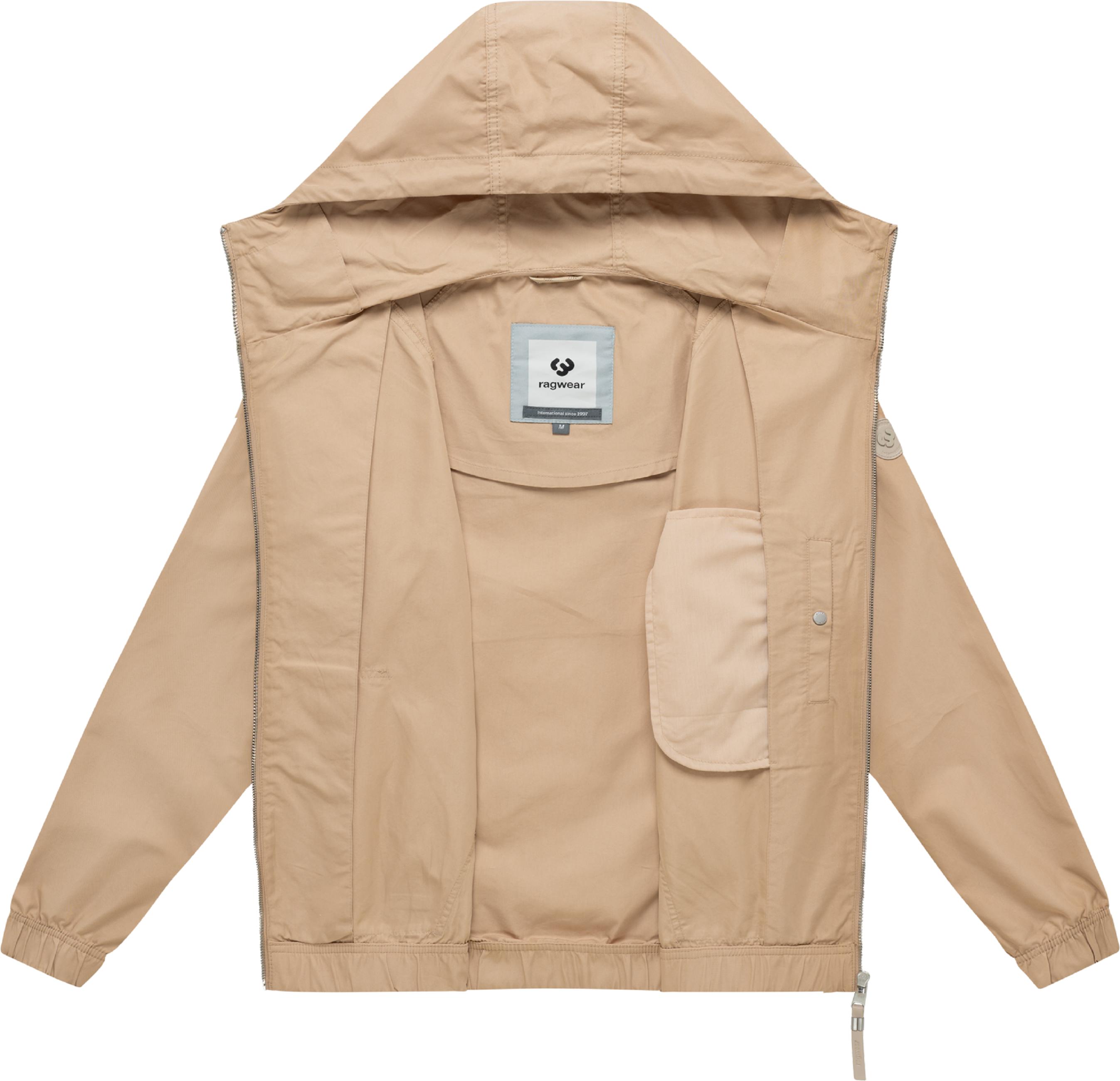 Leichte Übergangsjacke mit verstellbarer Kapuze "Roog YOUMODO" Sand
