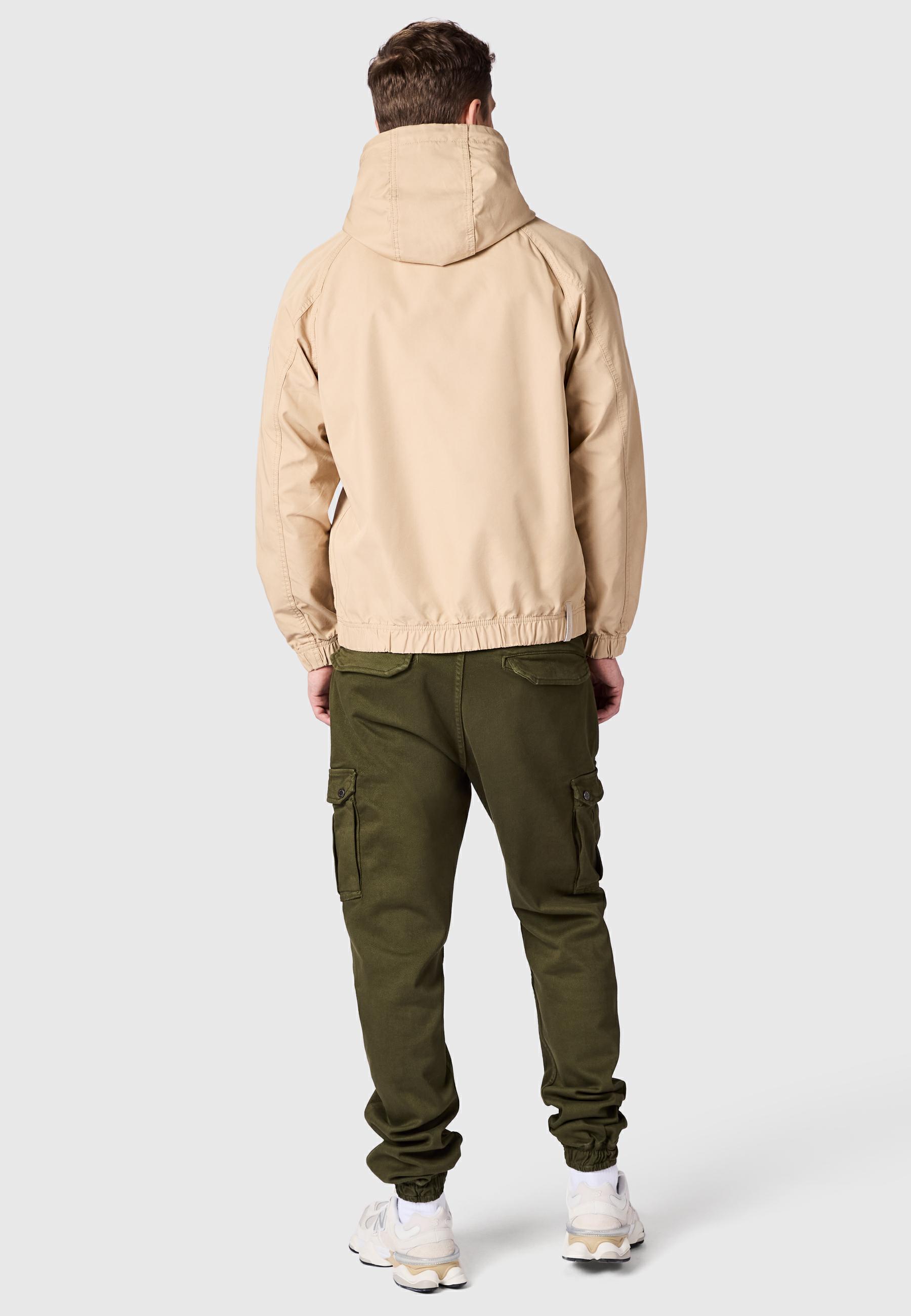 Leichte Übergangsjacke mit verstellbarer Kapuze "Roog YOUMODO" Sand