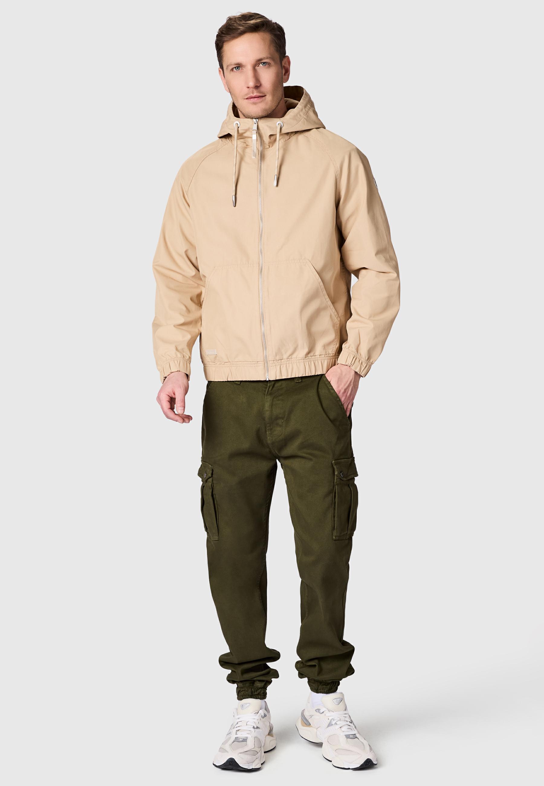 Leichte Übergangsjacke mit verstellbarer Kapuze "Roog YOUMODO" Sand