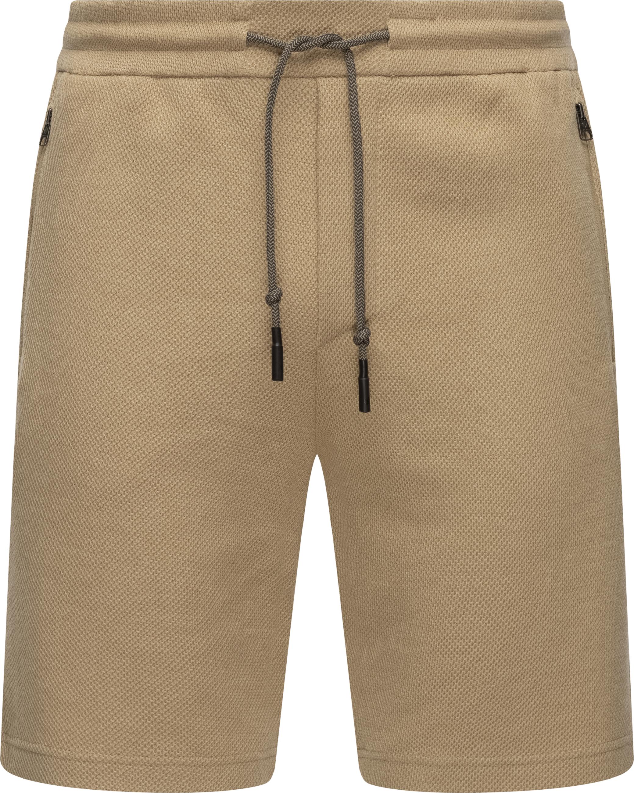 Shorts mit Reißverschlusstaschen "Roydy" Sand