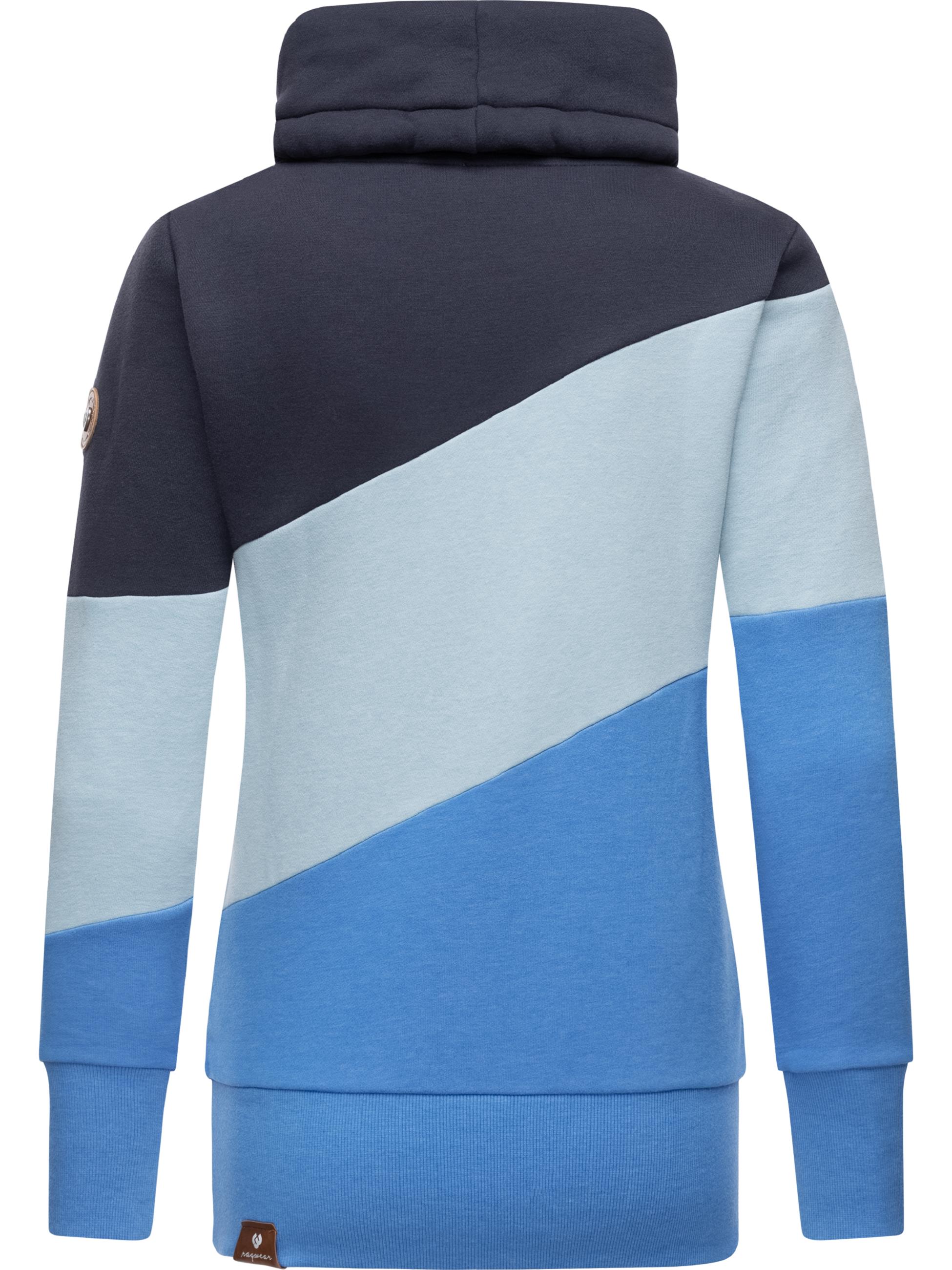 Sweatshirt mit hohem Kragen "Rumika" Blue