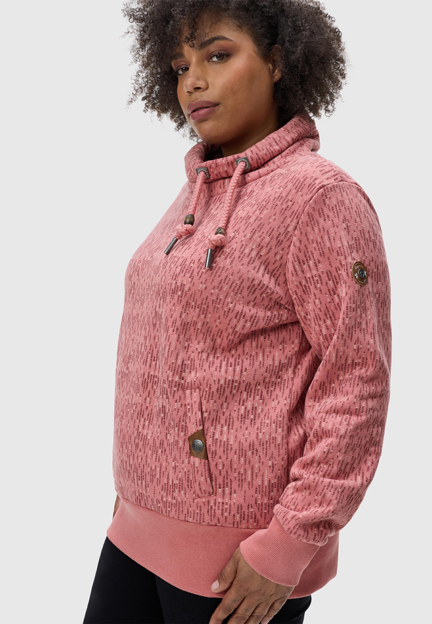 Sweatshirt "Rylie Print Plus" Dusty Pink