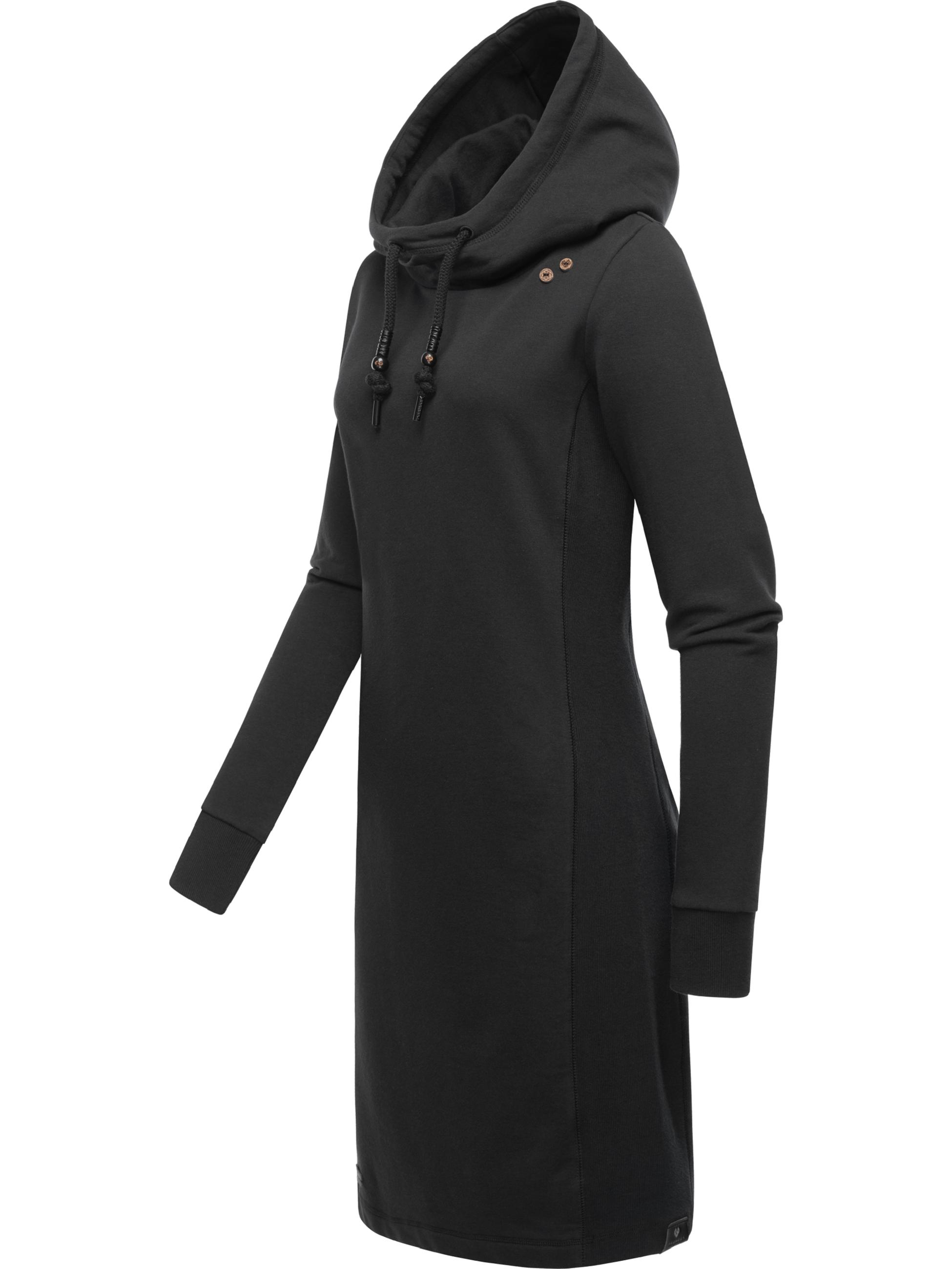 Lässiges Sweatkleid mit Kapuze "Sabreen" Black23