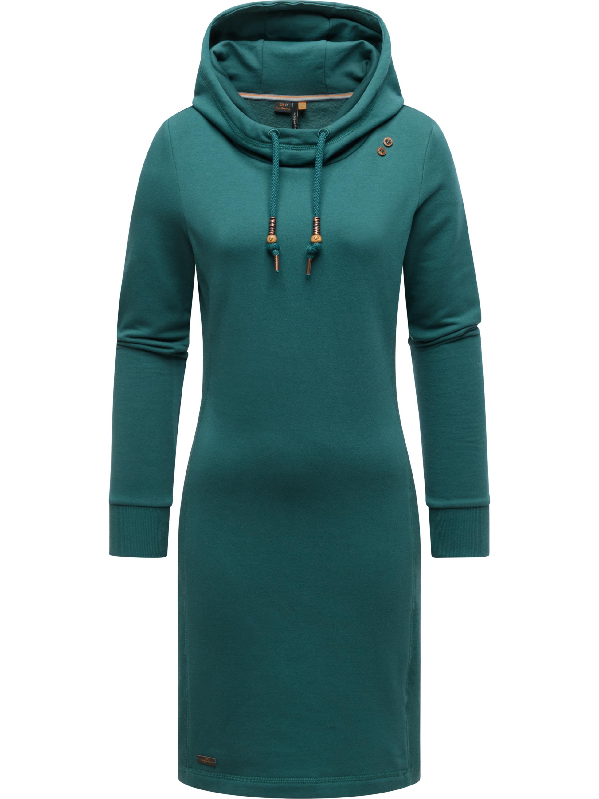 Lässiges Sweatkleid mit Kapuze 