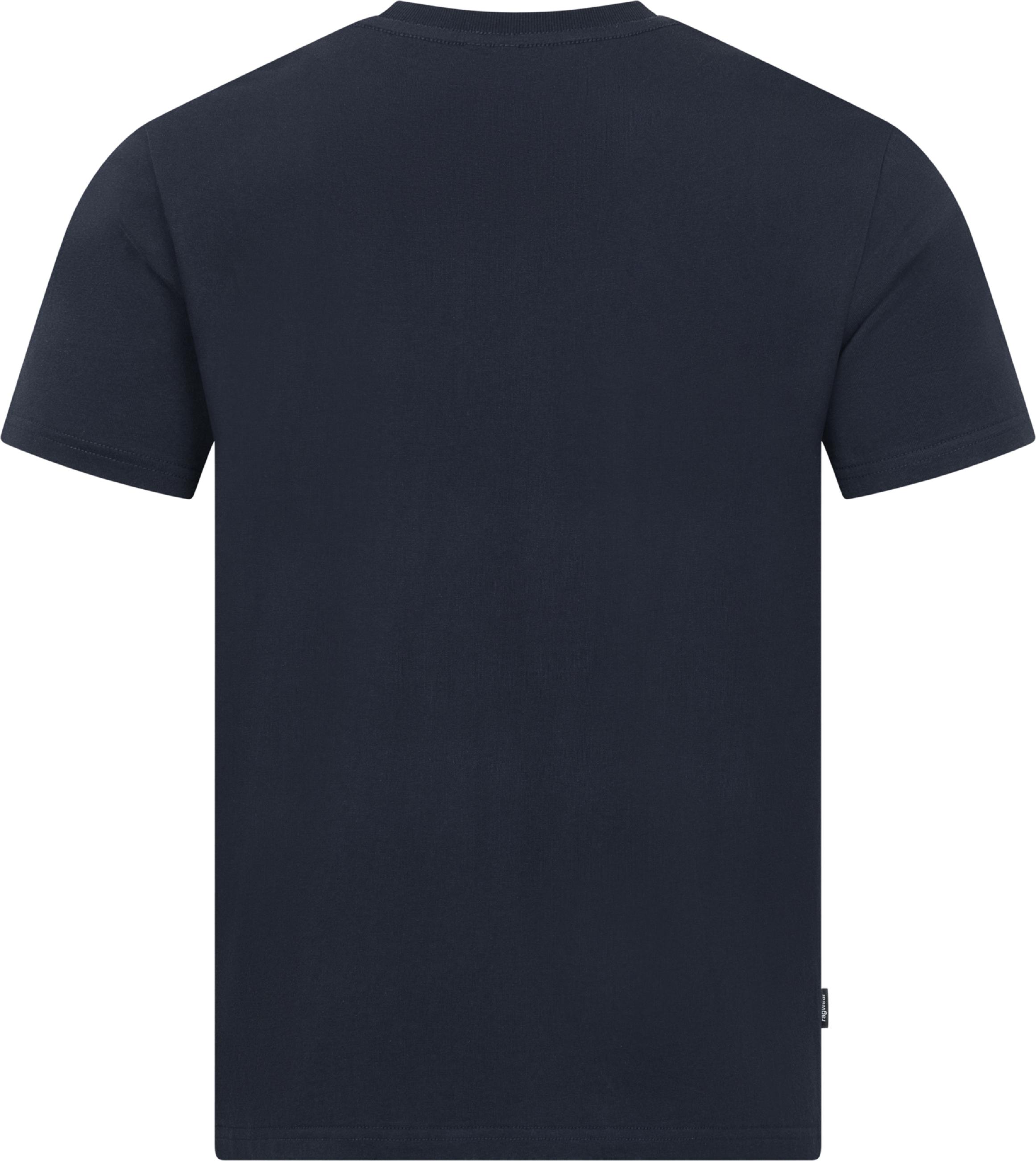 Boxy T-Shirt mit Schwimmer-Stickerei "Samms A Gots YOUMODO" Navy