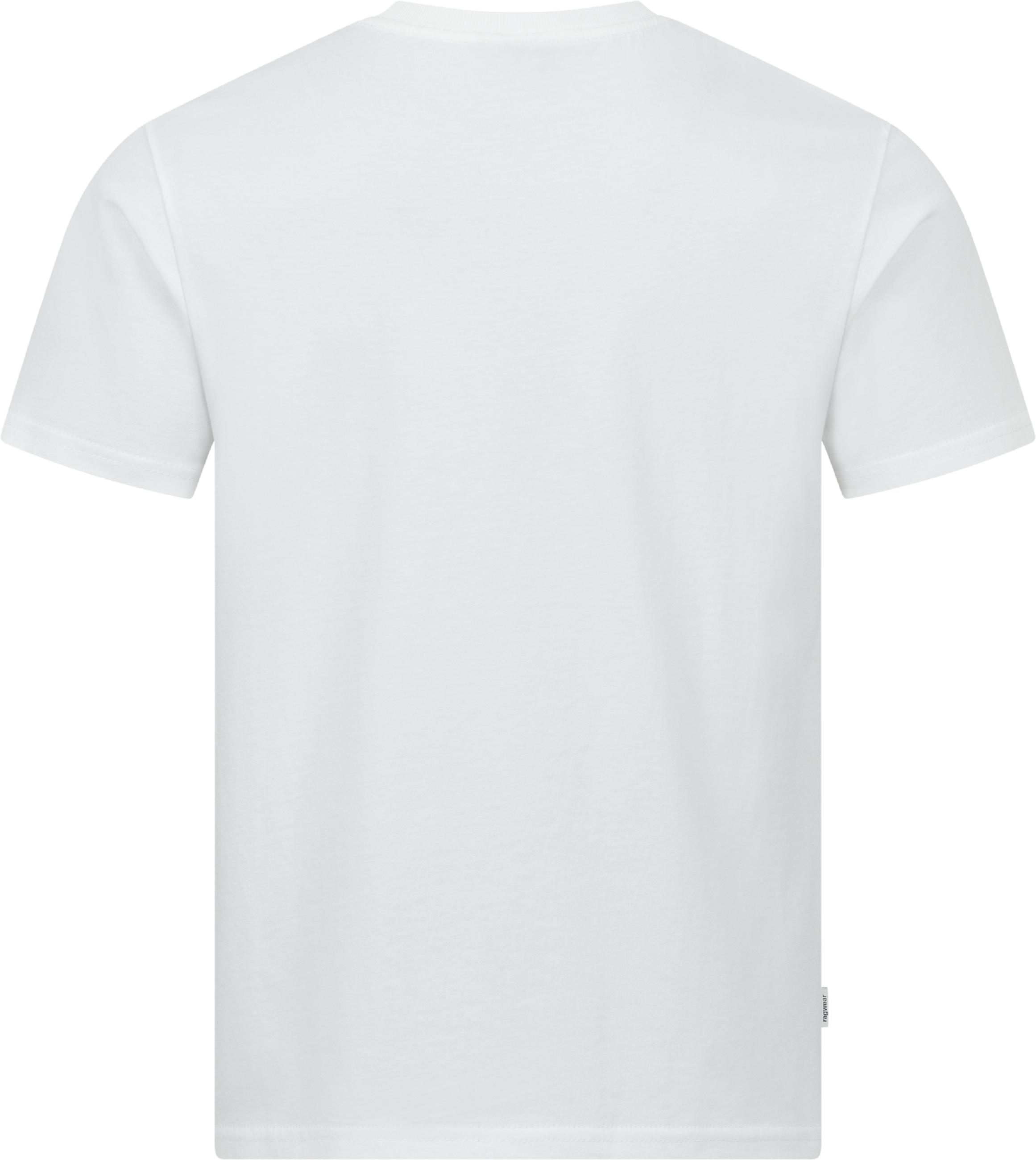 Boxy T-Shirt mit Beach-Slipper-Stickerei "Samms B Gots YOUMODO" White