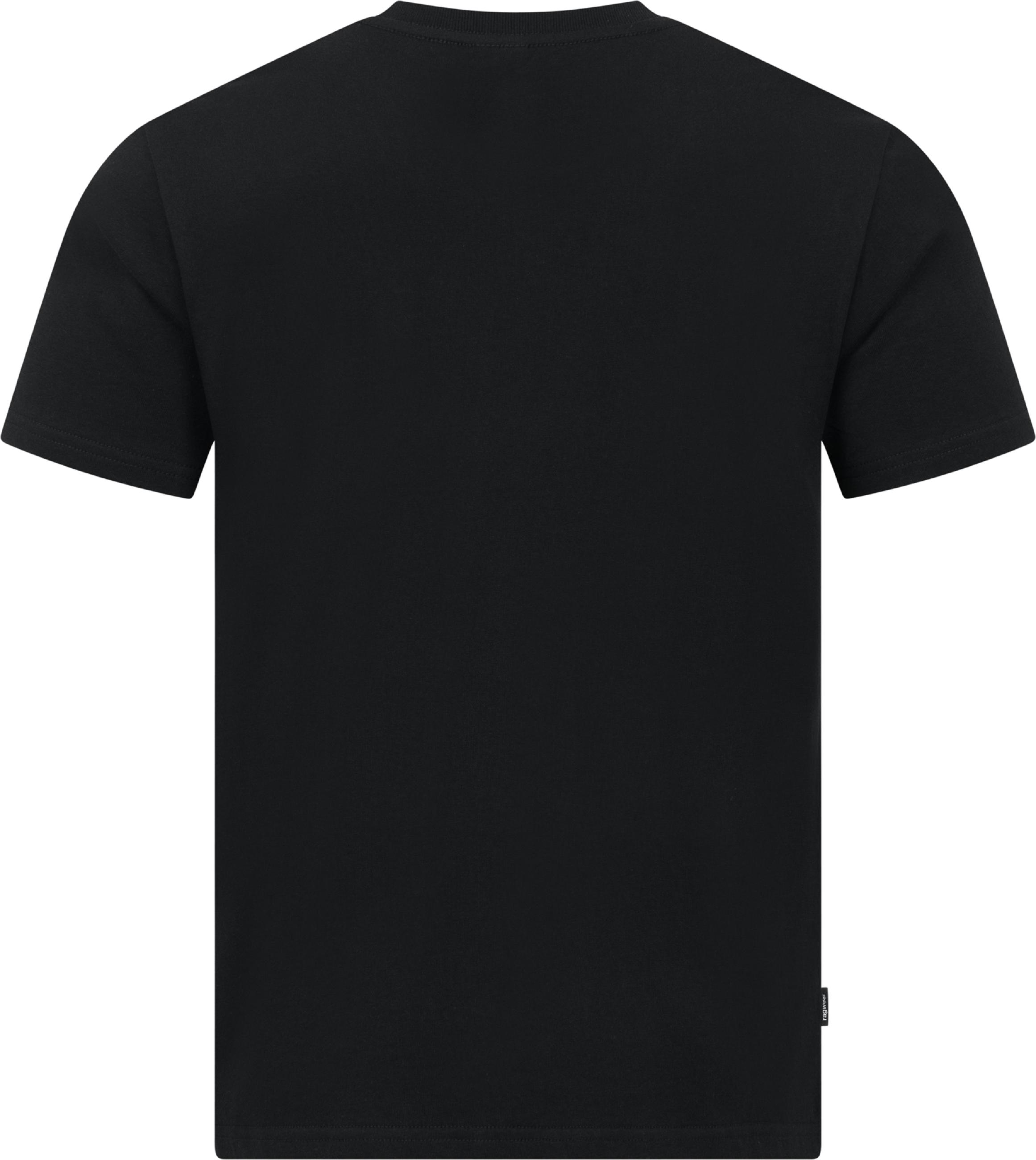 Boxy T-Shirt mit Flaschen-Stickerei "Samms C Gots YOUMODO" Black