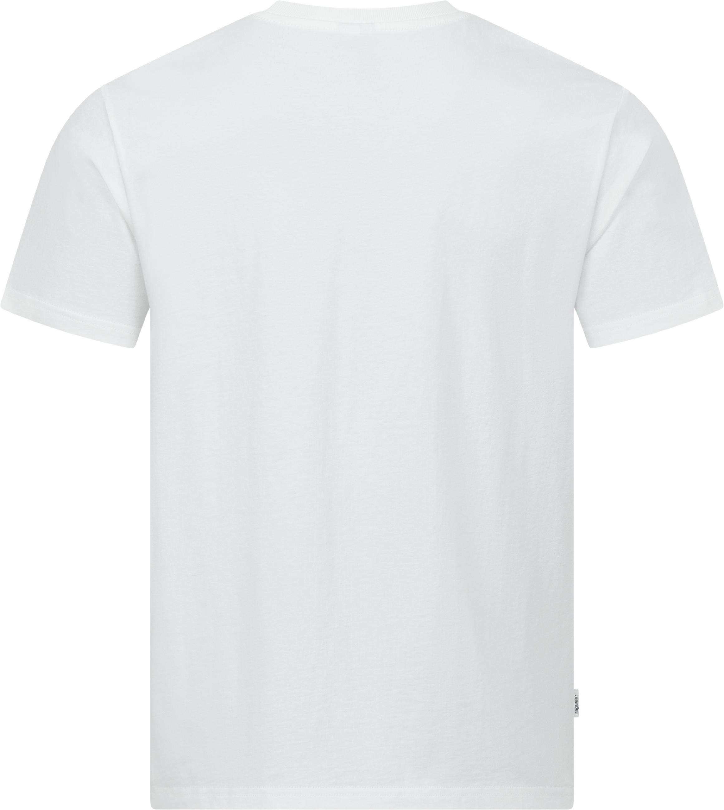 Boxy T-Shirt mit Bierflasche-Stickerei "Samms C Gots YOUMODO" White