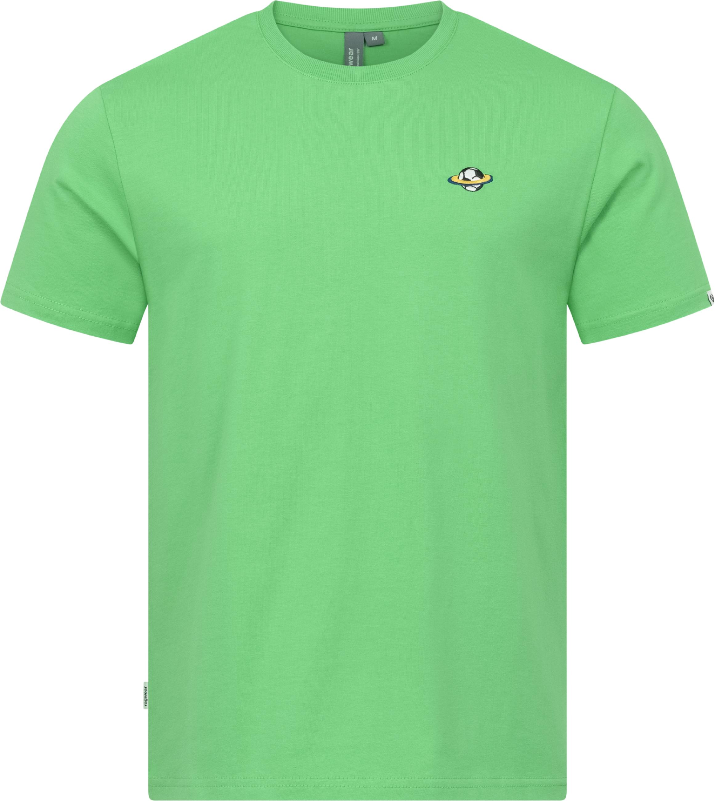 Boxy T-Shirt mit Fußball-Stickerei "Samms D Gots YOUMODO" Green