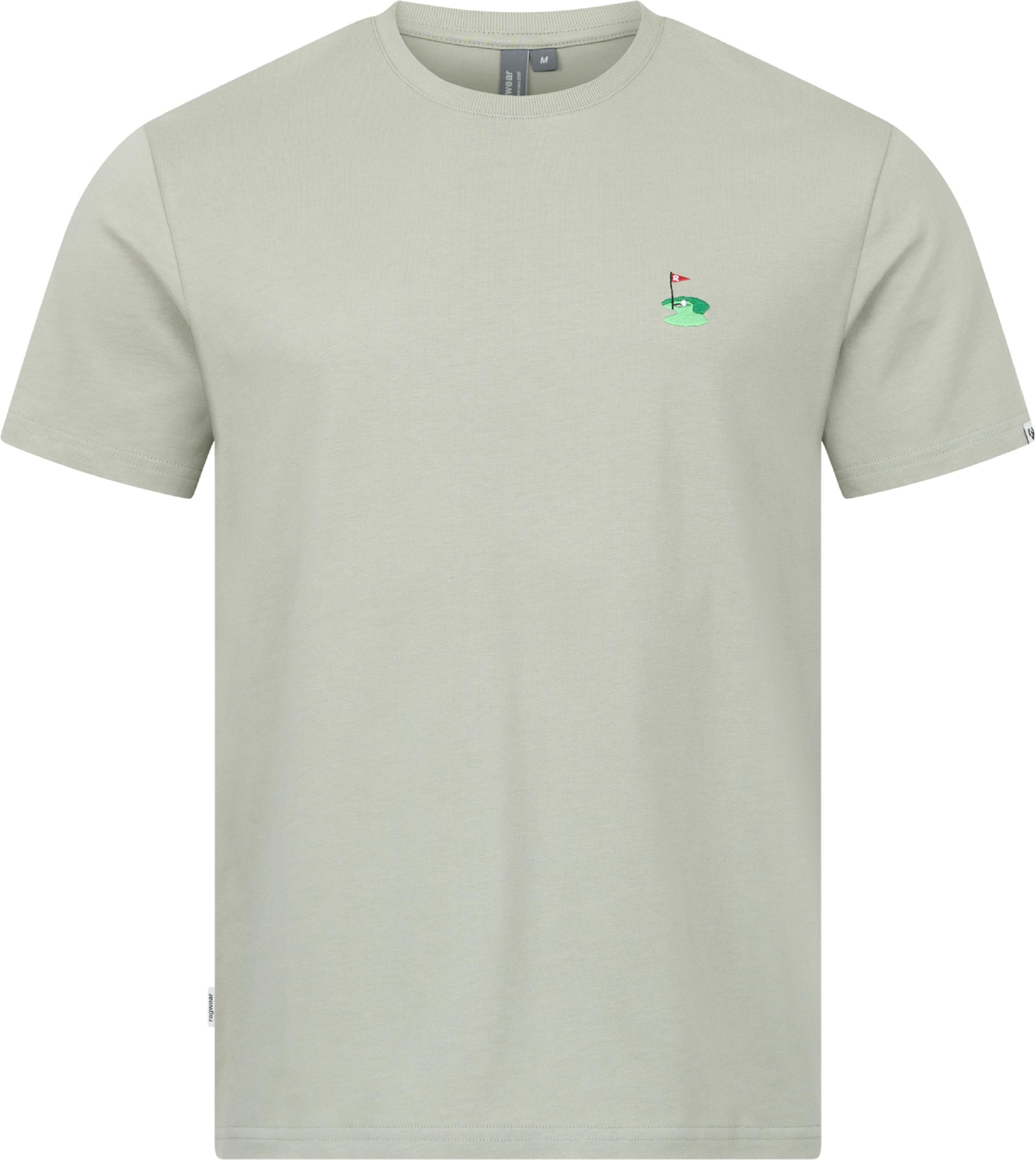 Boxy T-Shirt mit Golf-Stickerei "Samms E Gots YOUMODO" Dusty Olive