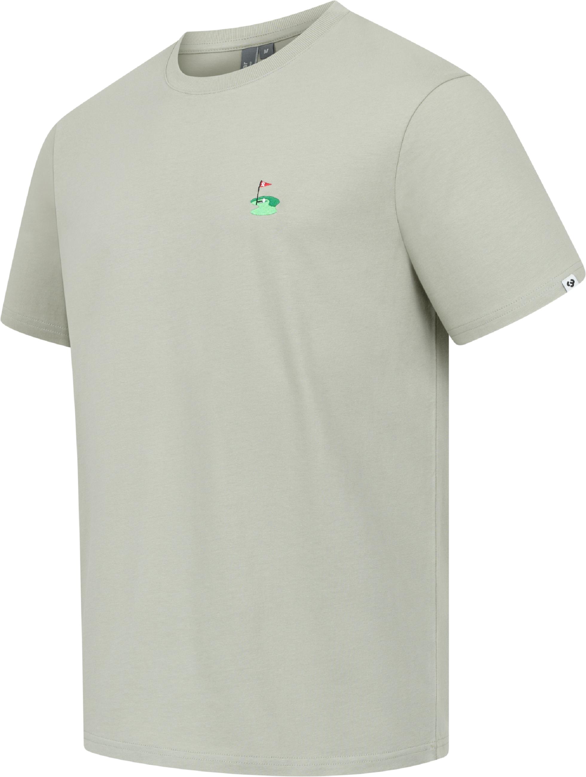 Boxy T-Shirt mit Golf-Stickerei "Samms E Gots YOUMODO" Dusty Olive