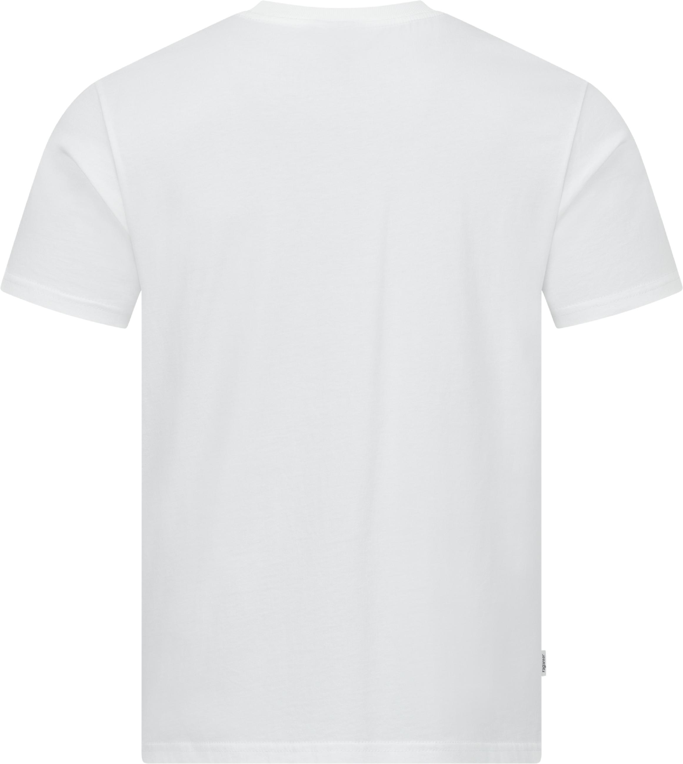 Boxy T-Shirt mit Retro-Roller-Stickerei "Samms F Gots YOUMODO" White