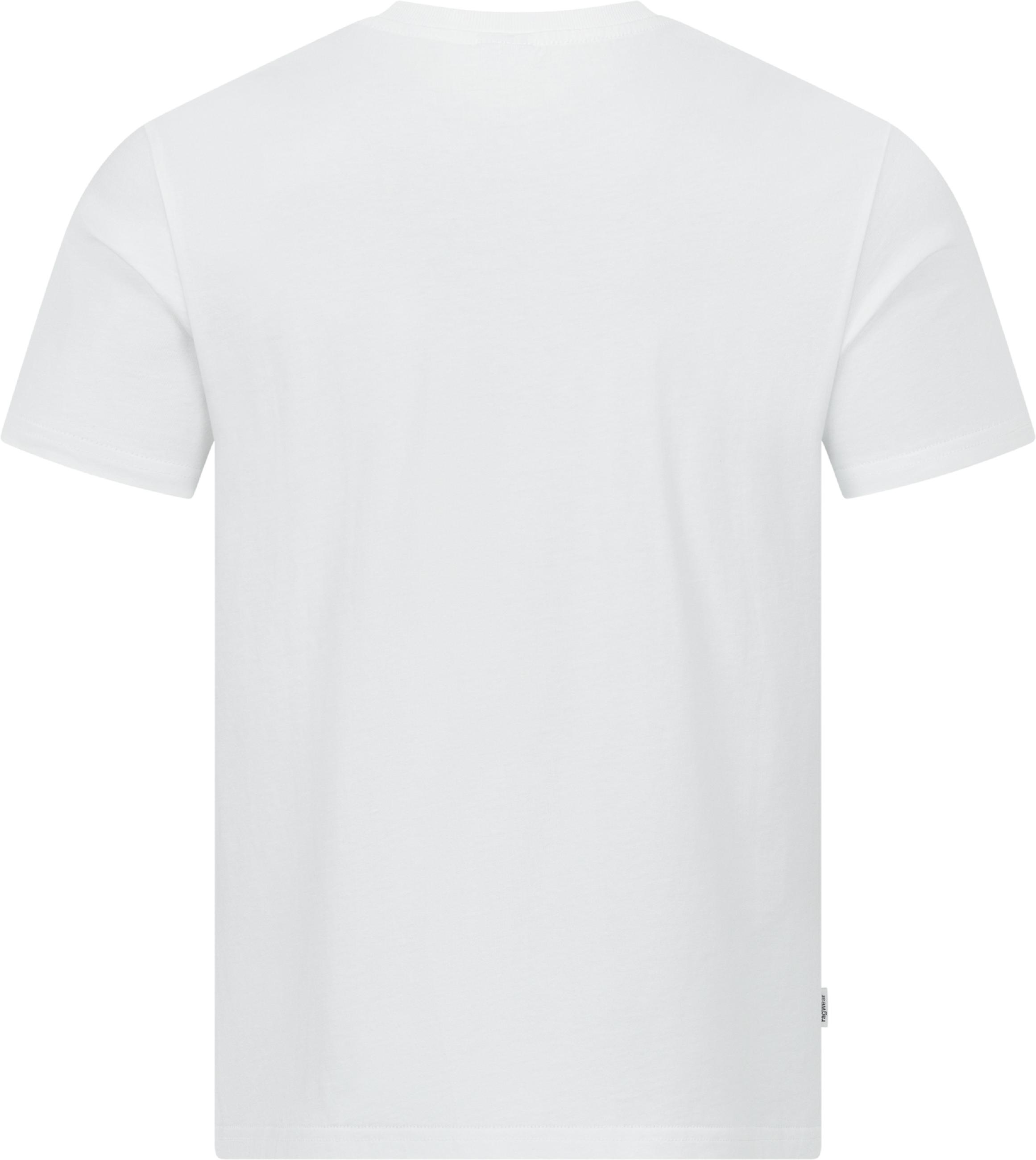 Boxy T-Shirt mit Skateboard-Stickerei "Samms I Gots YOUMODO" White