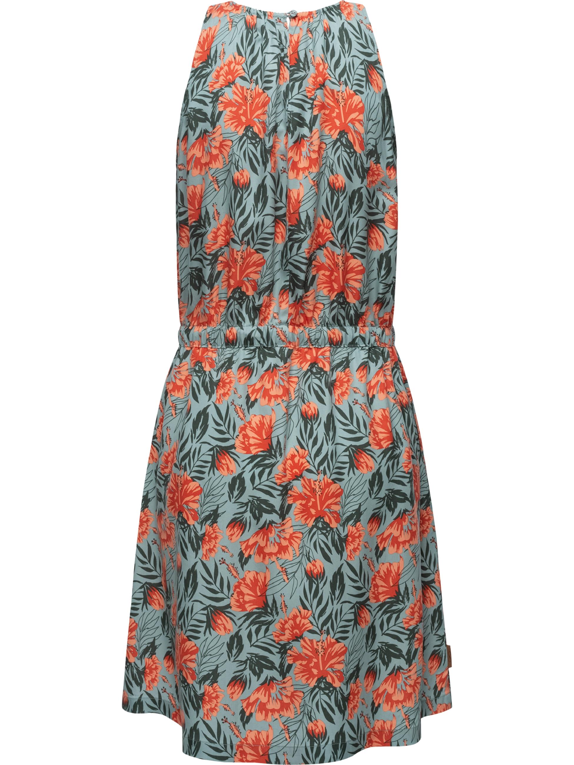 Leichtes Sommerkleid "Sanai Print Organic" Aqua