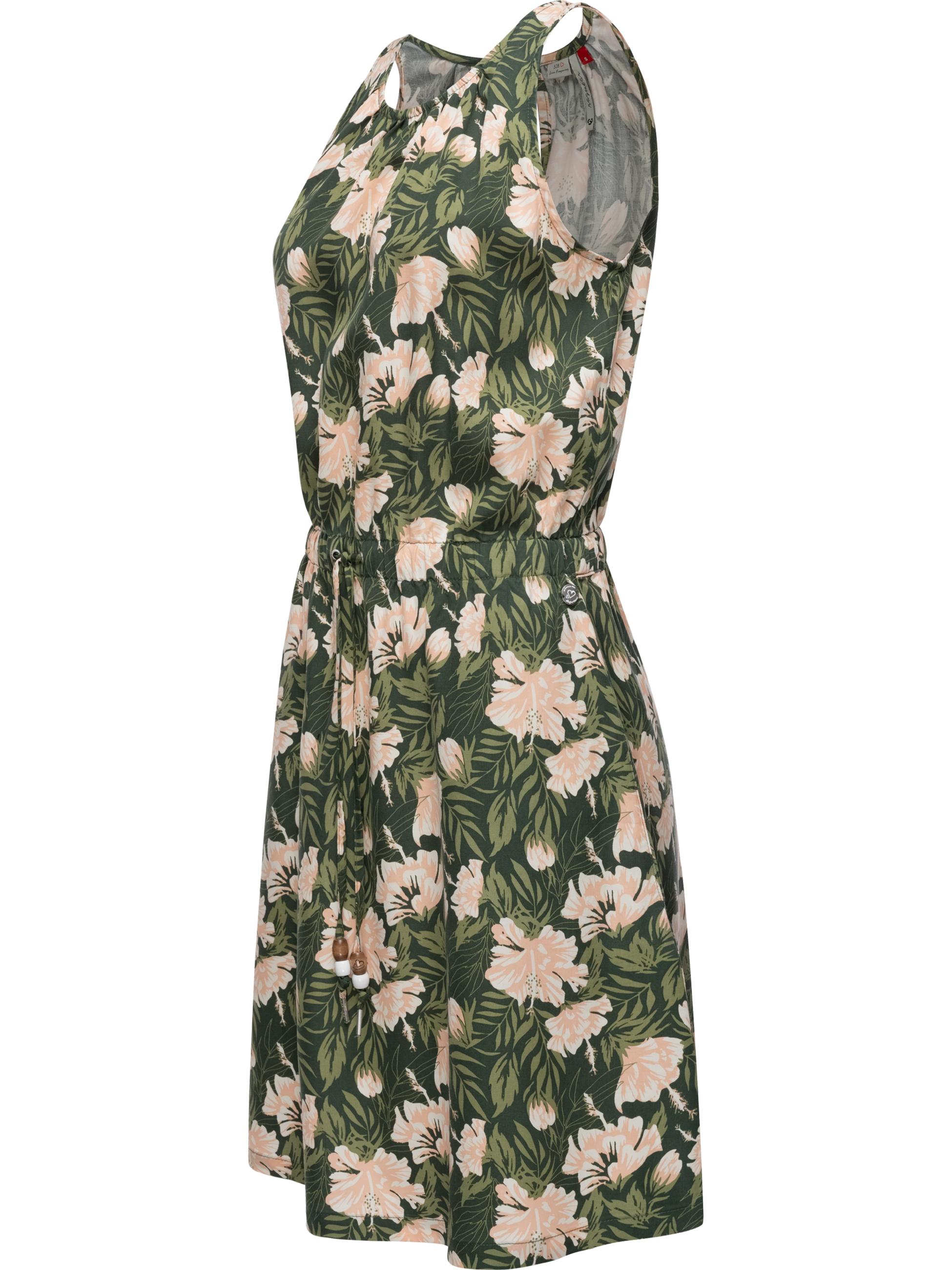 Leichtes Sommerkleid "Sanai Print Organic" Petrol