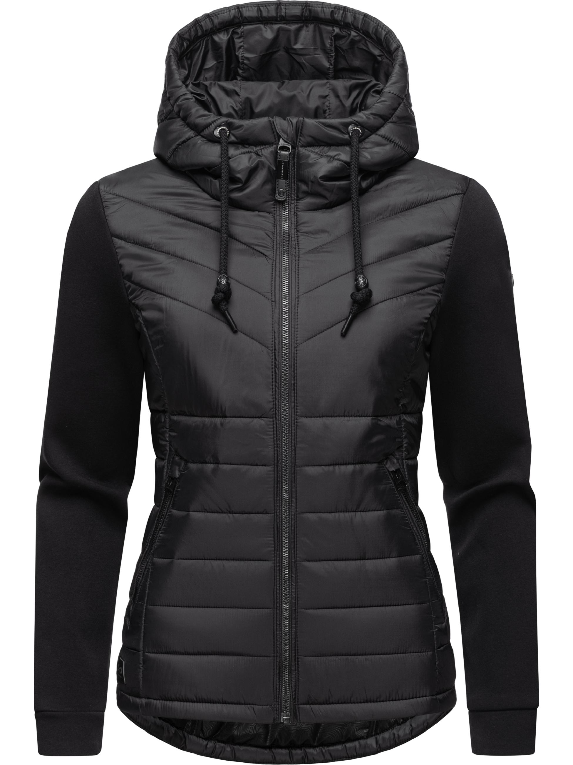 Leichte Steppjacke mit weichen Ärmeln "Sandrra" Black