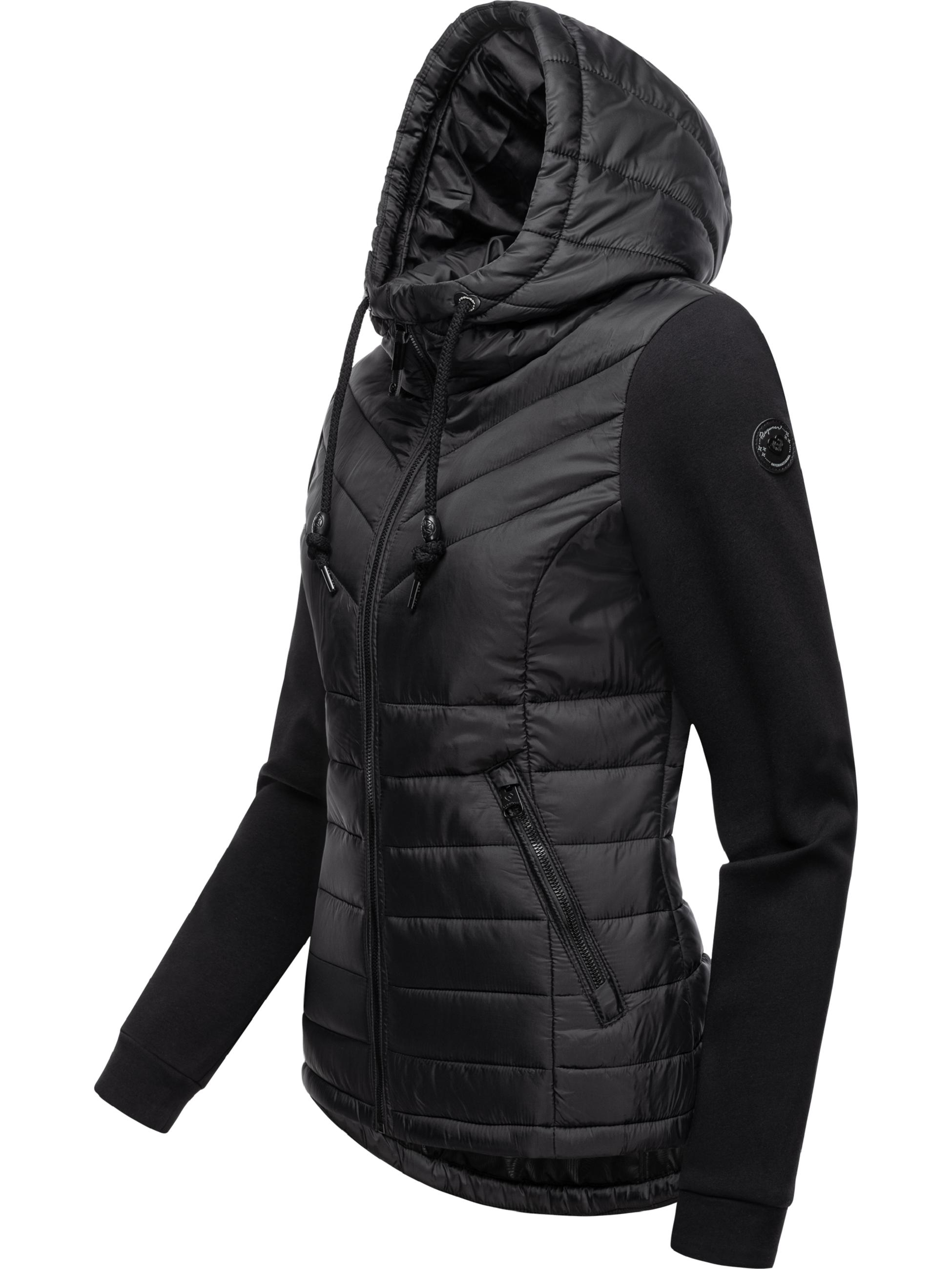 Leichte Steppjacke mit weichen Ärmeln "Sandrra" Black