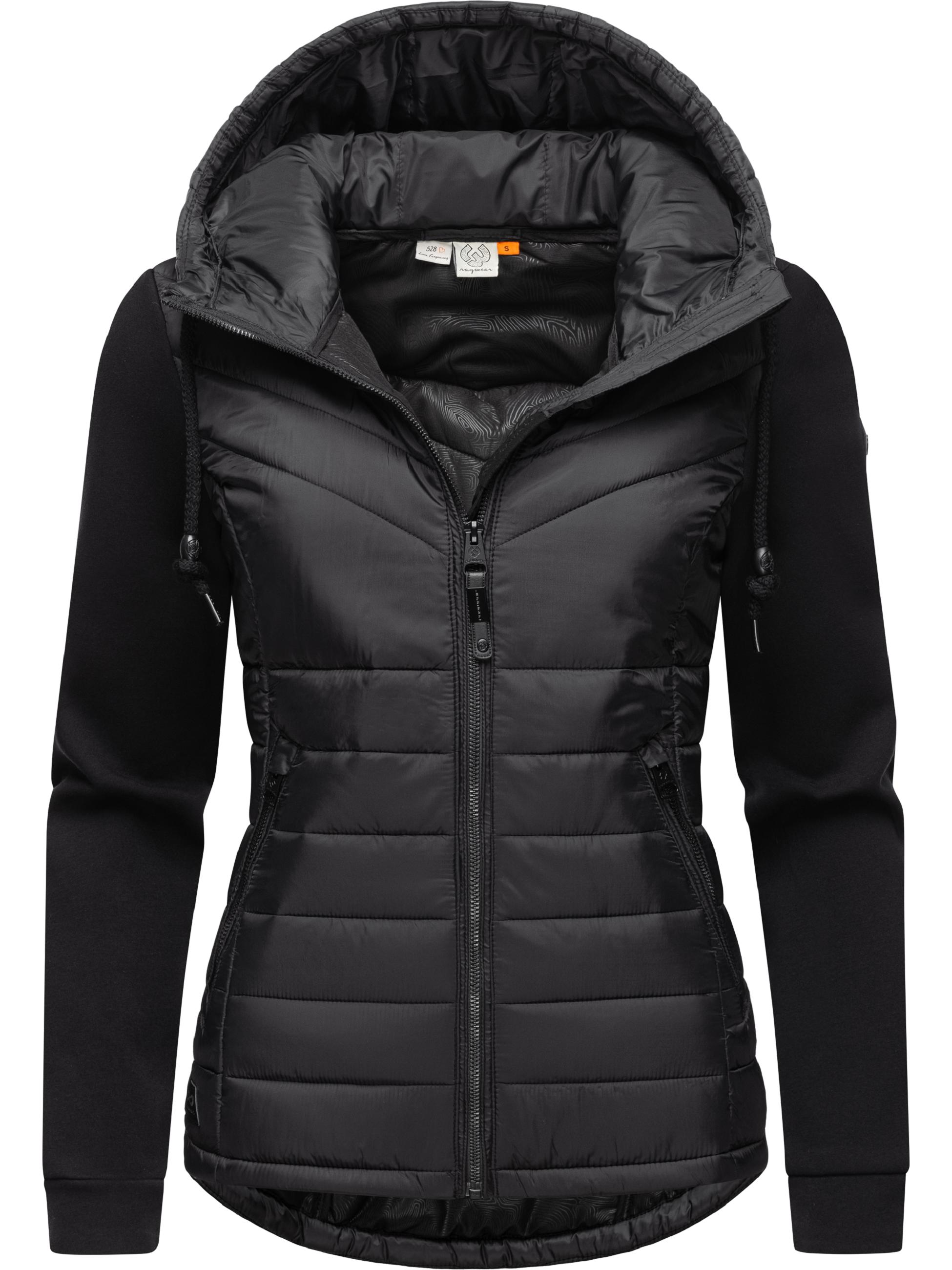 Leichte Steppjacke mit weichen Ärmeln "Sandrra" Black