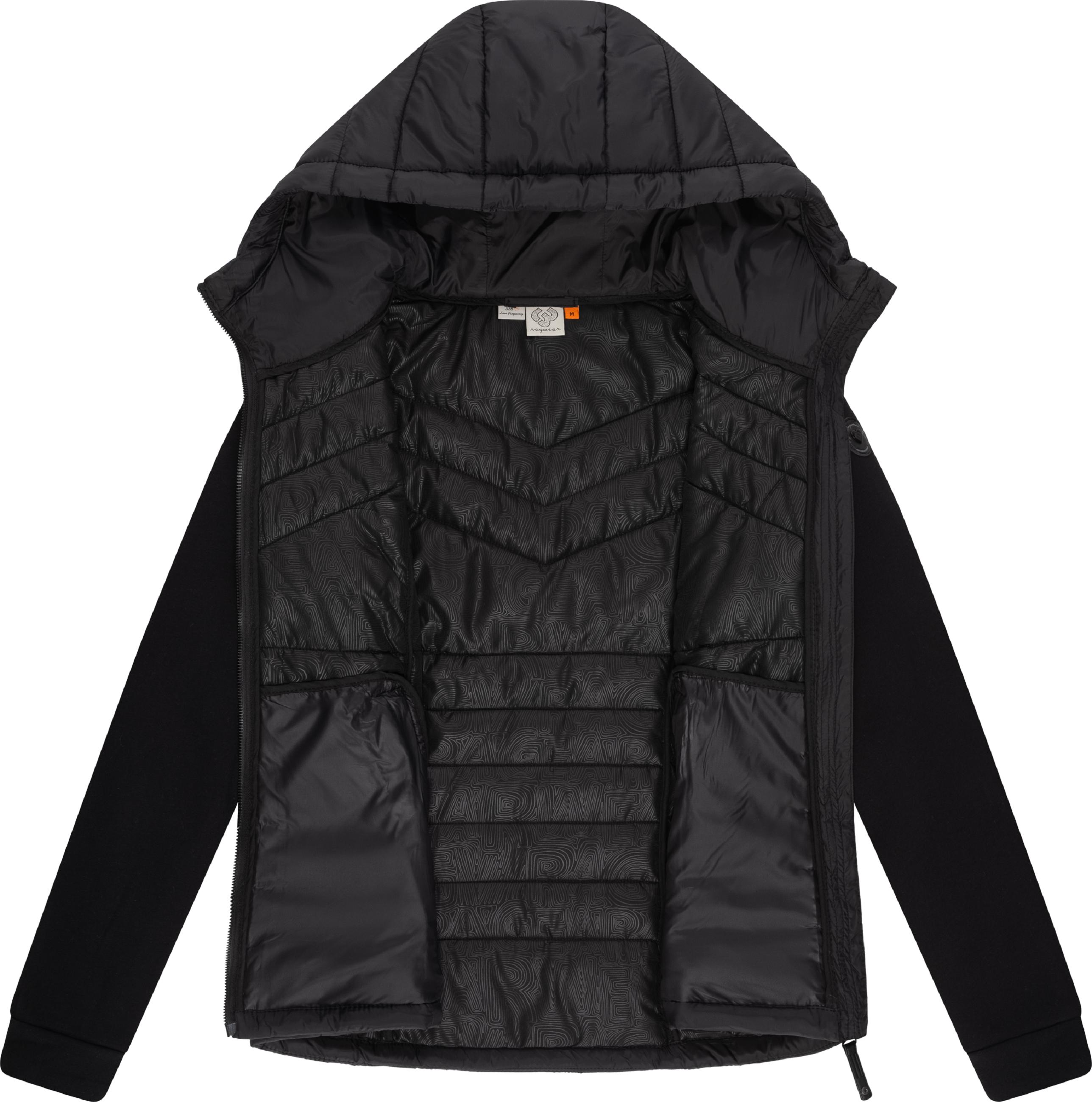 Leichte Steppjacke mit weichen Ärmeln "Sandrra" Black