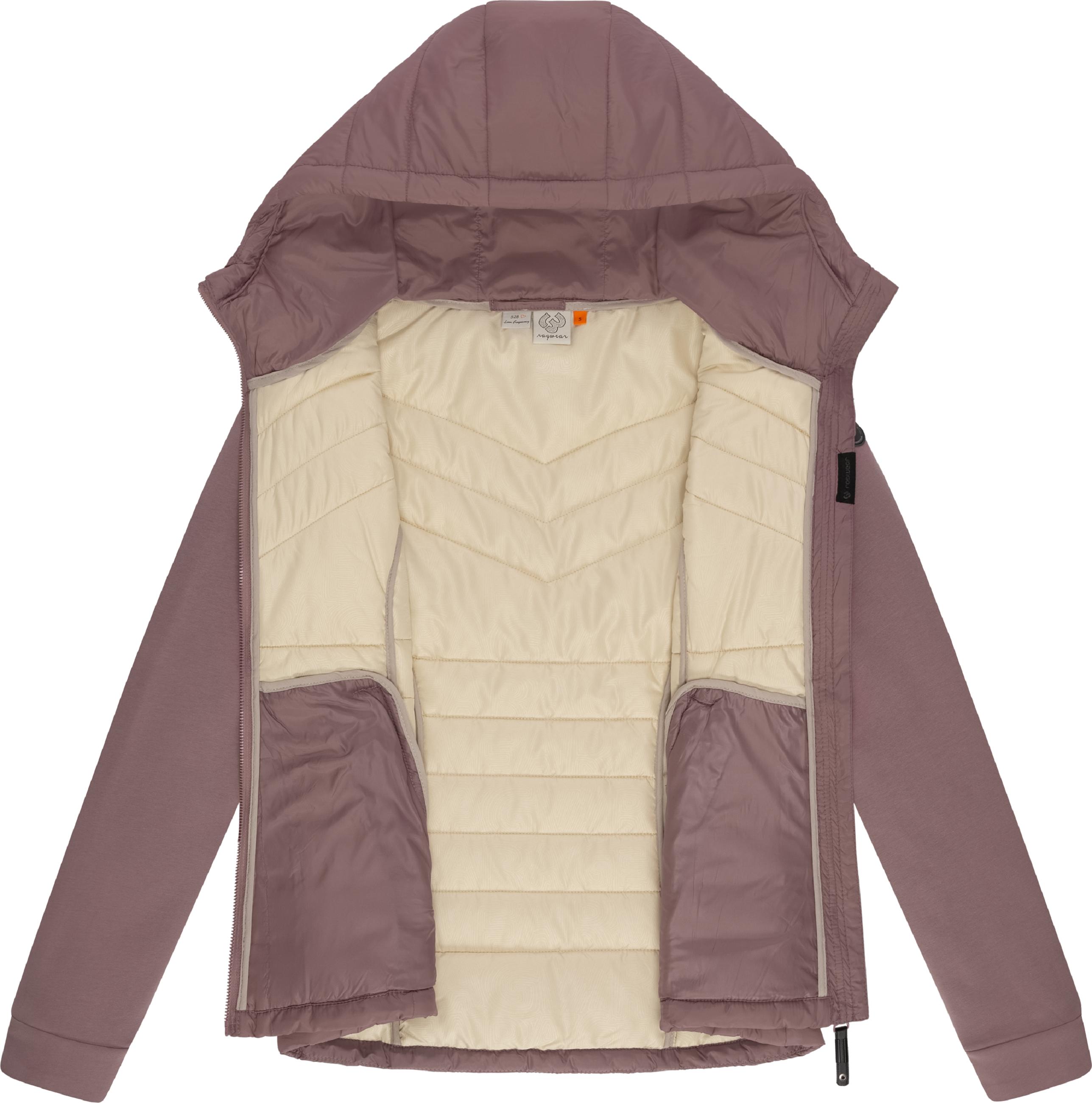 Leichte Steppjacke mit weichen Ärmeln "Sandrra" Mauve