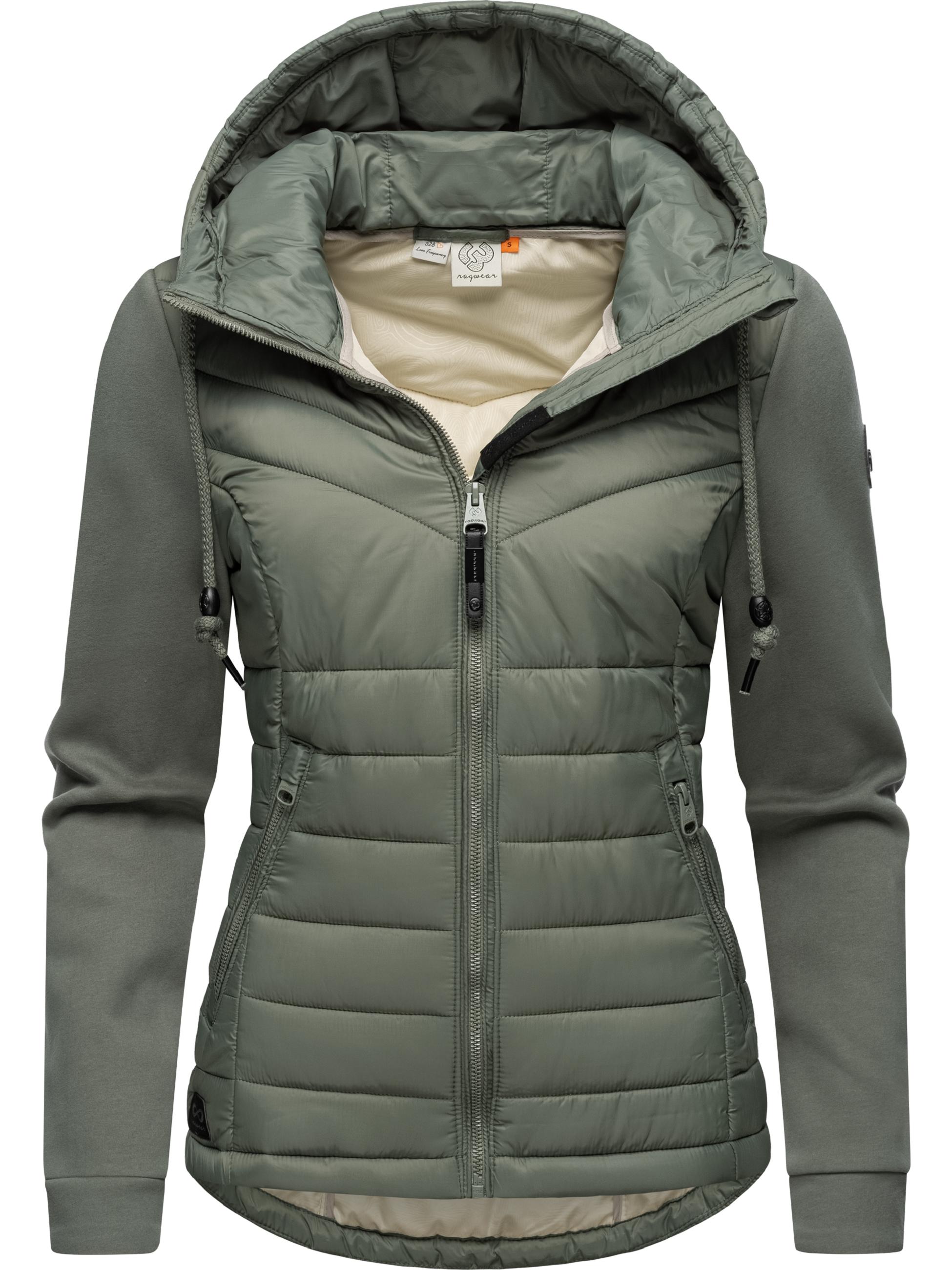 Leichte Steppjacke mit weichen Ärmeln "Sandrra" Olive