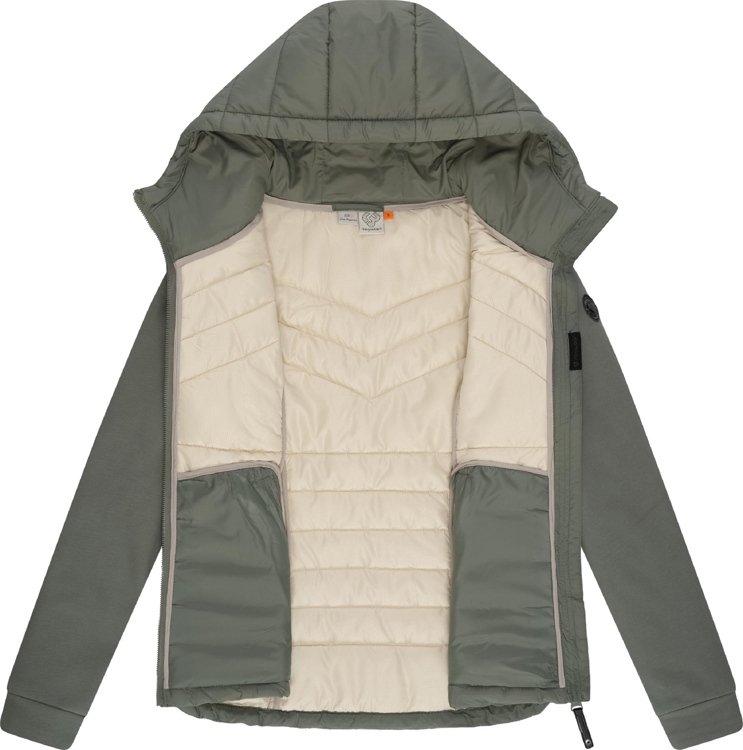 Leichte Steppjacke mit weichen Ärmeln "Sandrra" Olive