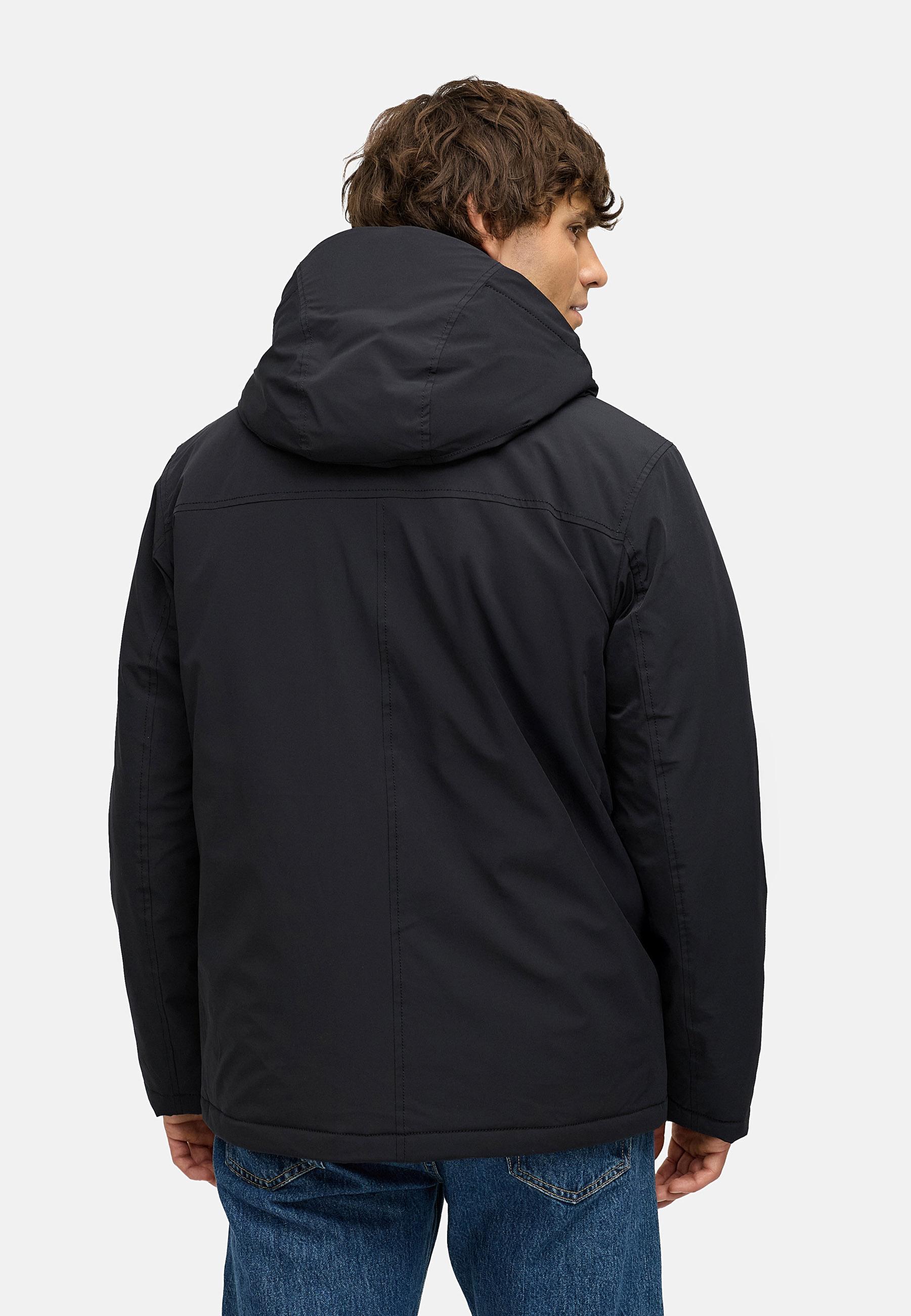Winterjacke mit Kapuze "Saqon YOUMODO" Black