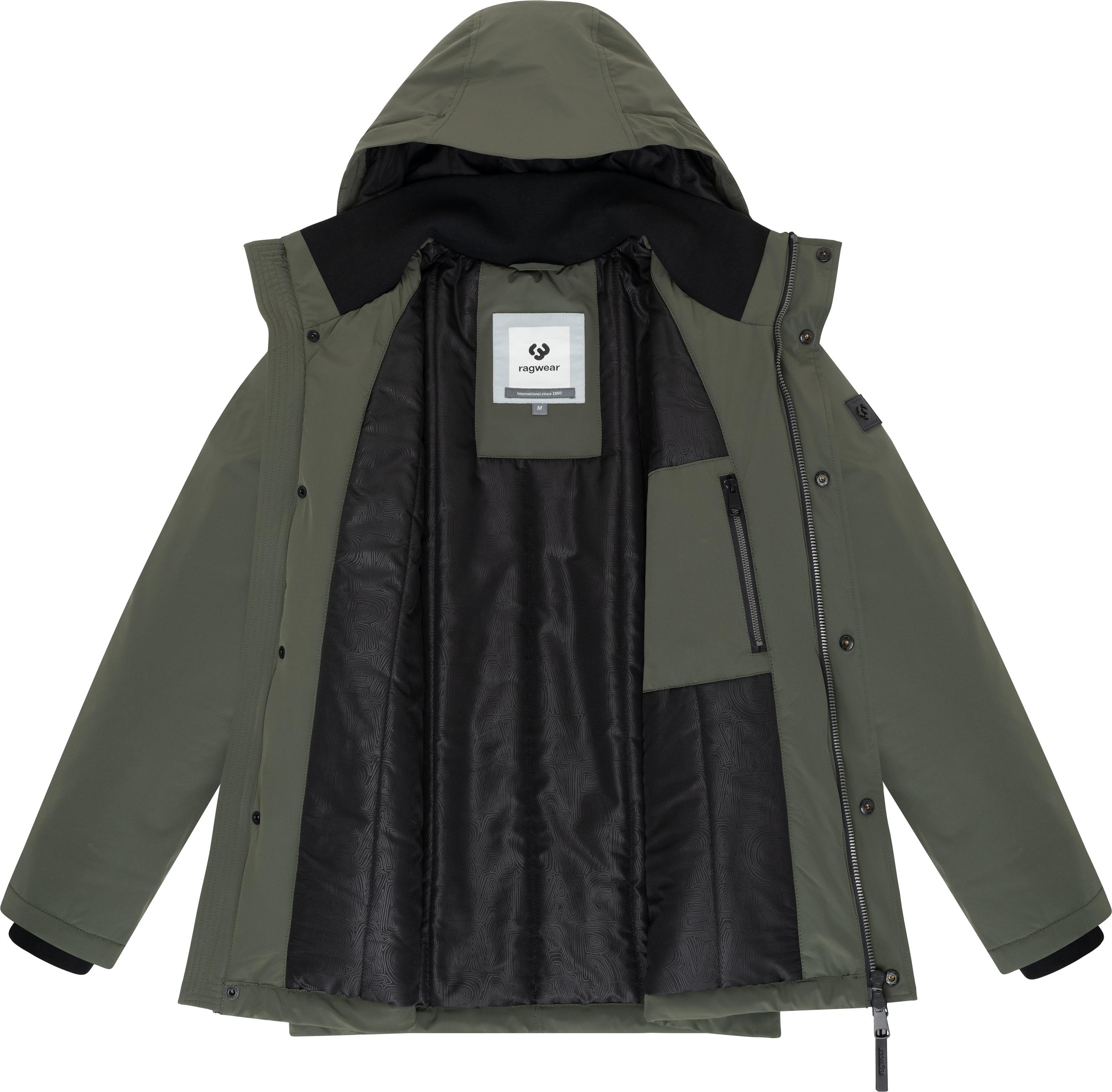 Winterjacke mit Kapuze "Saqon YOUMODO" Dark Olive