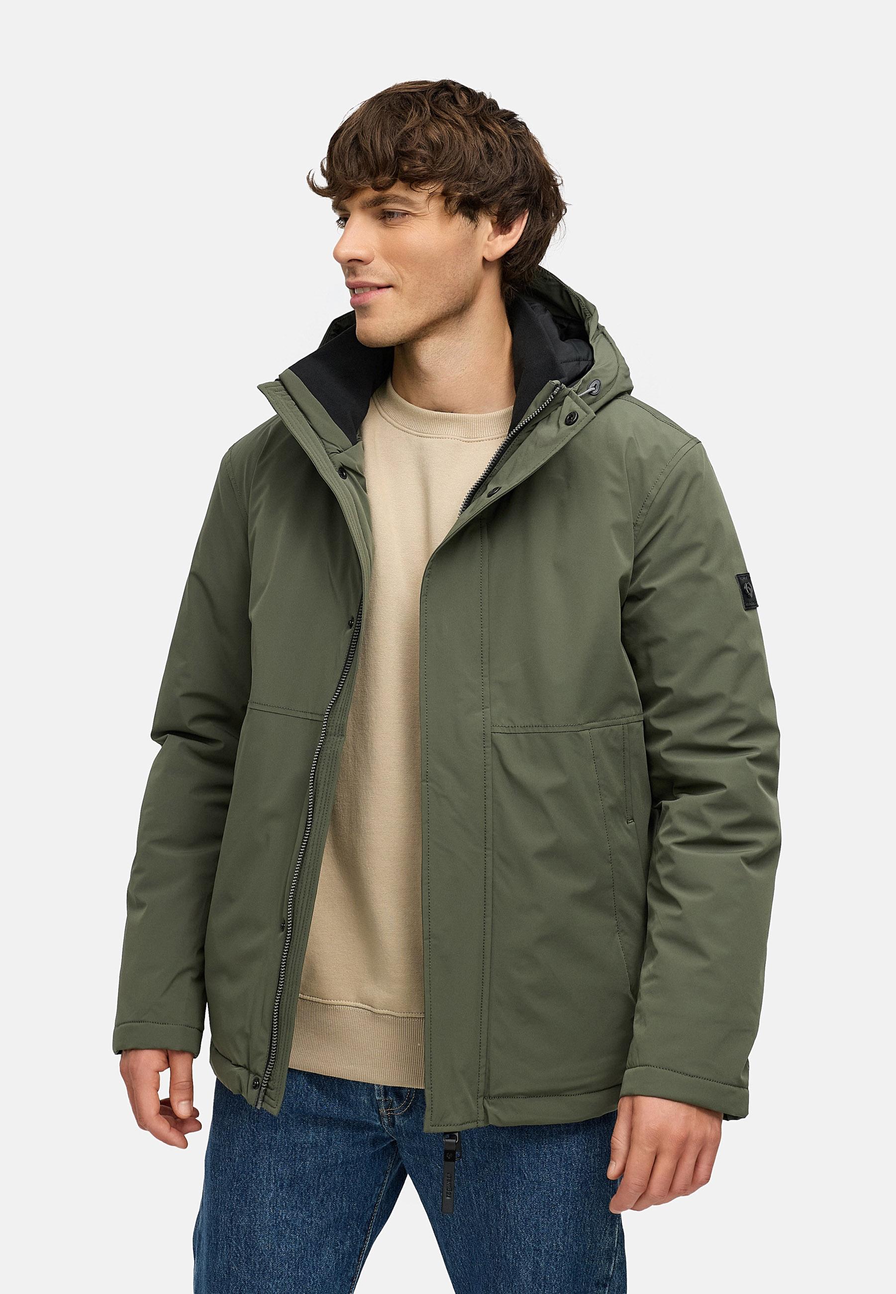Winterjacke mit Kapuze "Saqon YOUMODO" Dark Olive