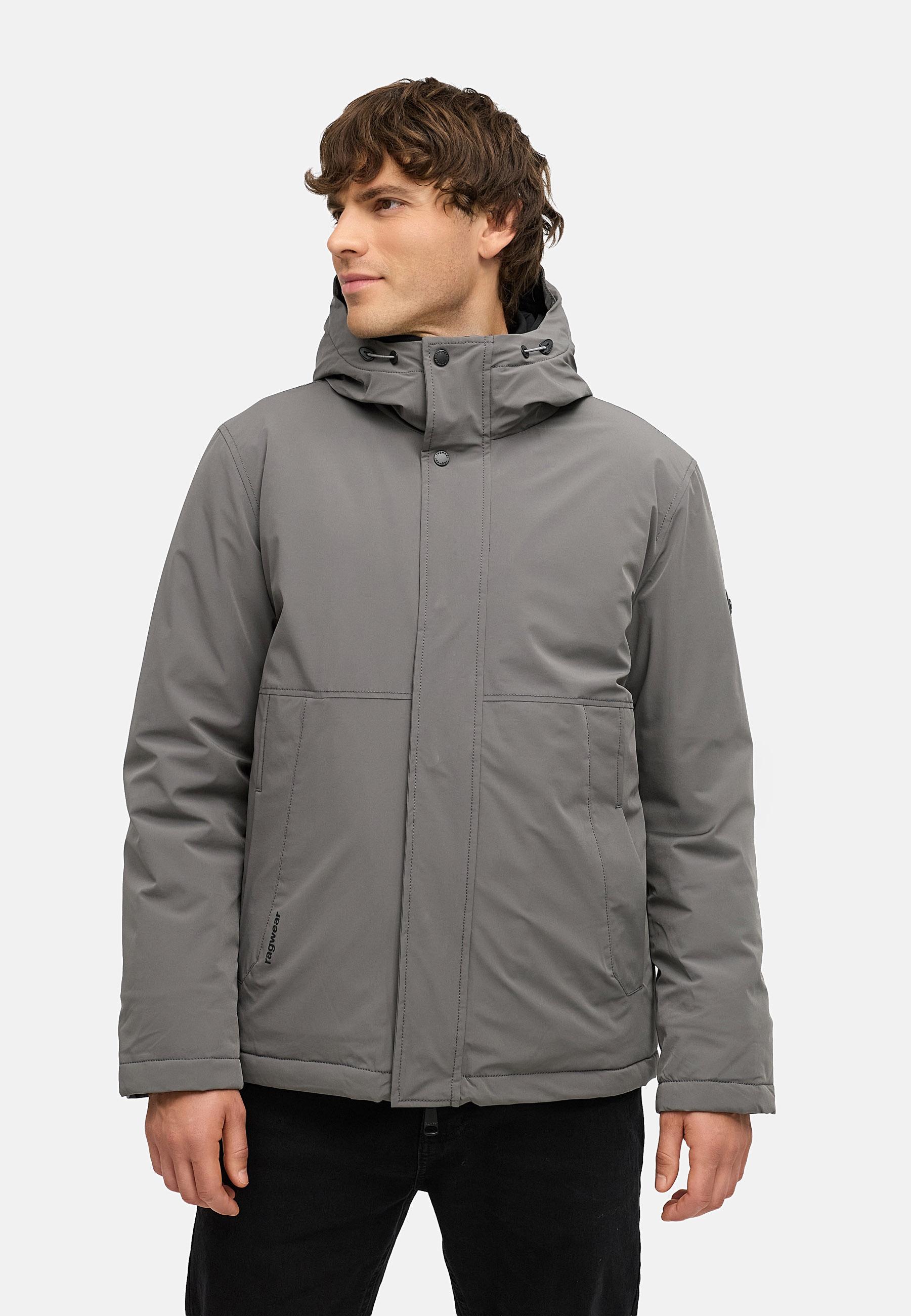 Winterjacke mit Kapuze "Saqon YOUMODO" Stone Grey