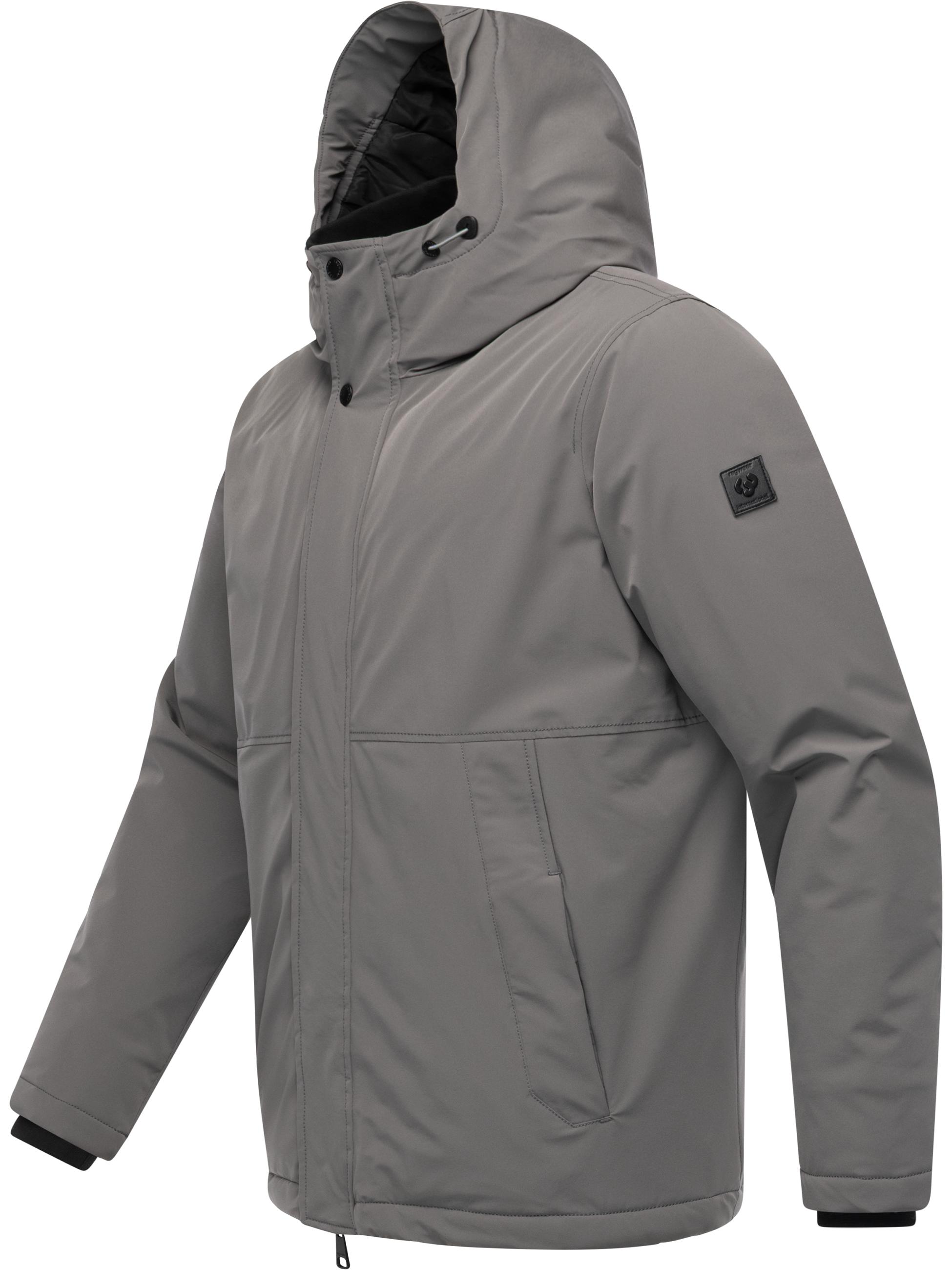 Winterjacke mit Kapuze "Saqon YOUMODO" Stone Grey