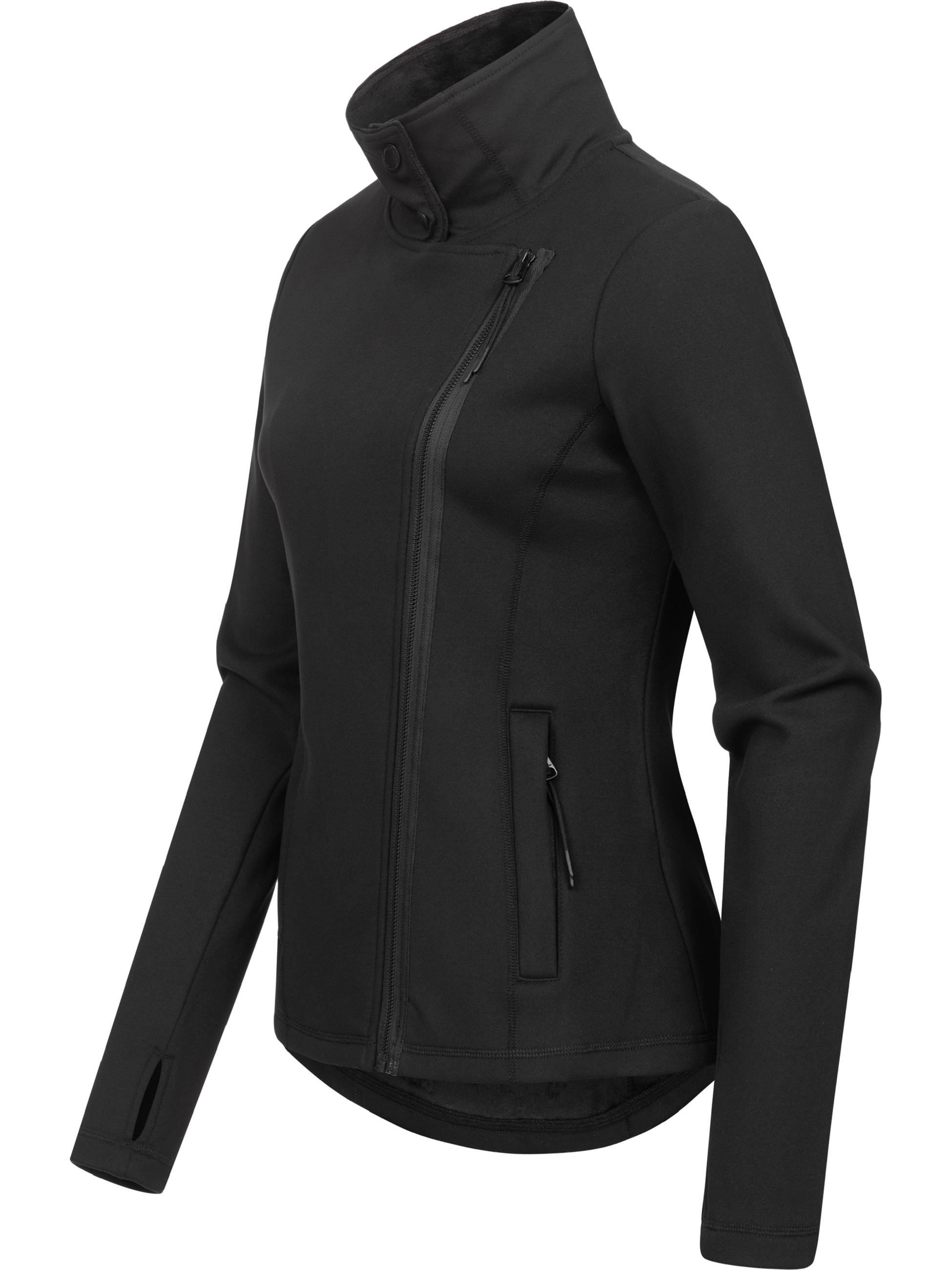 Kuschlig weiche Sweatjacke "Saskie" Black